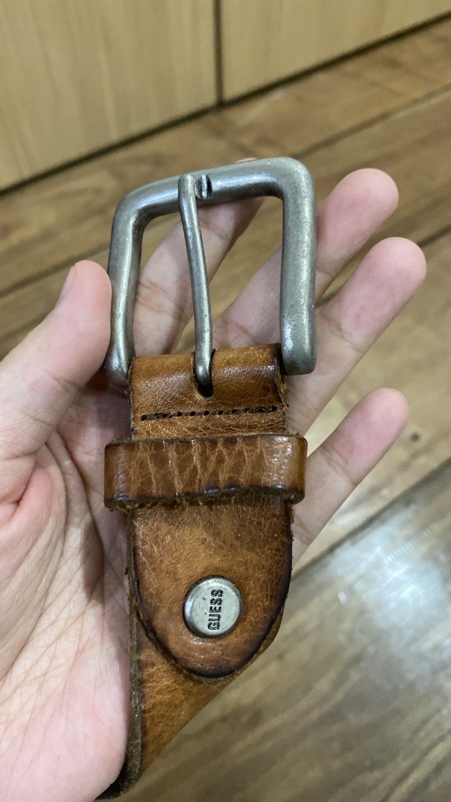 Vintage Y2K vintage belt leather guess Size ONE SIZE - 2 Thumbnail