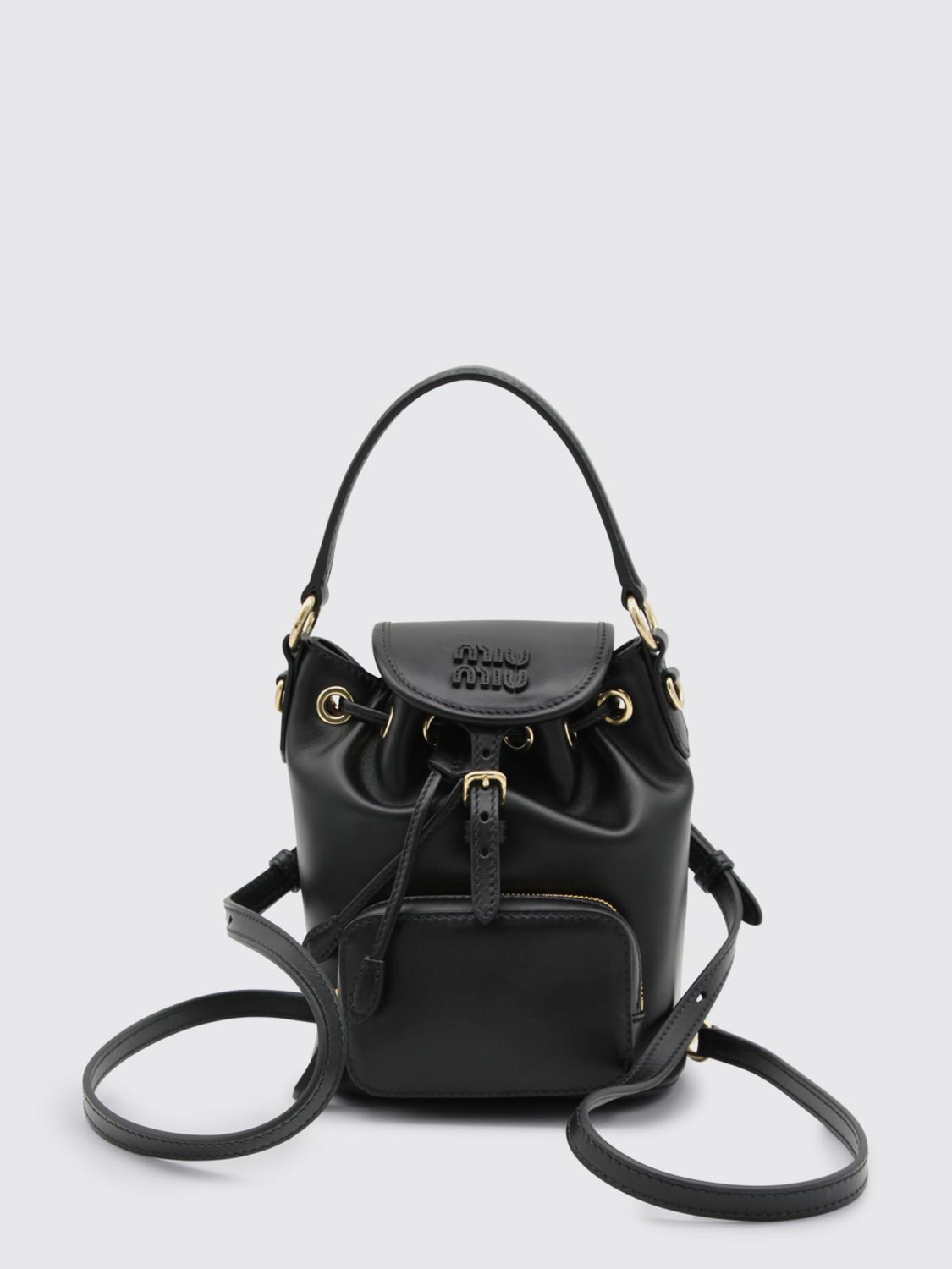 Miu Miu Miu Miu Backpack Woman Black Size ONE SIZE - 1 Preview