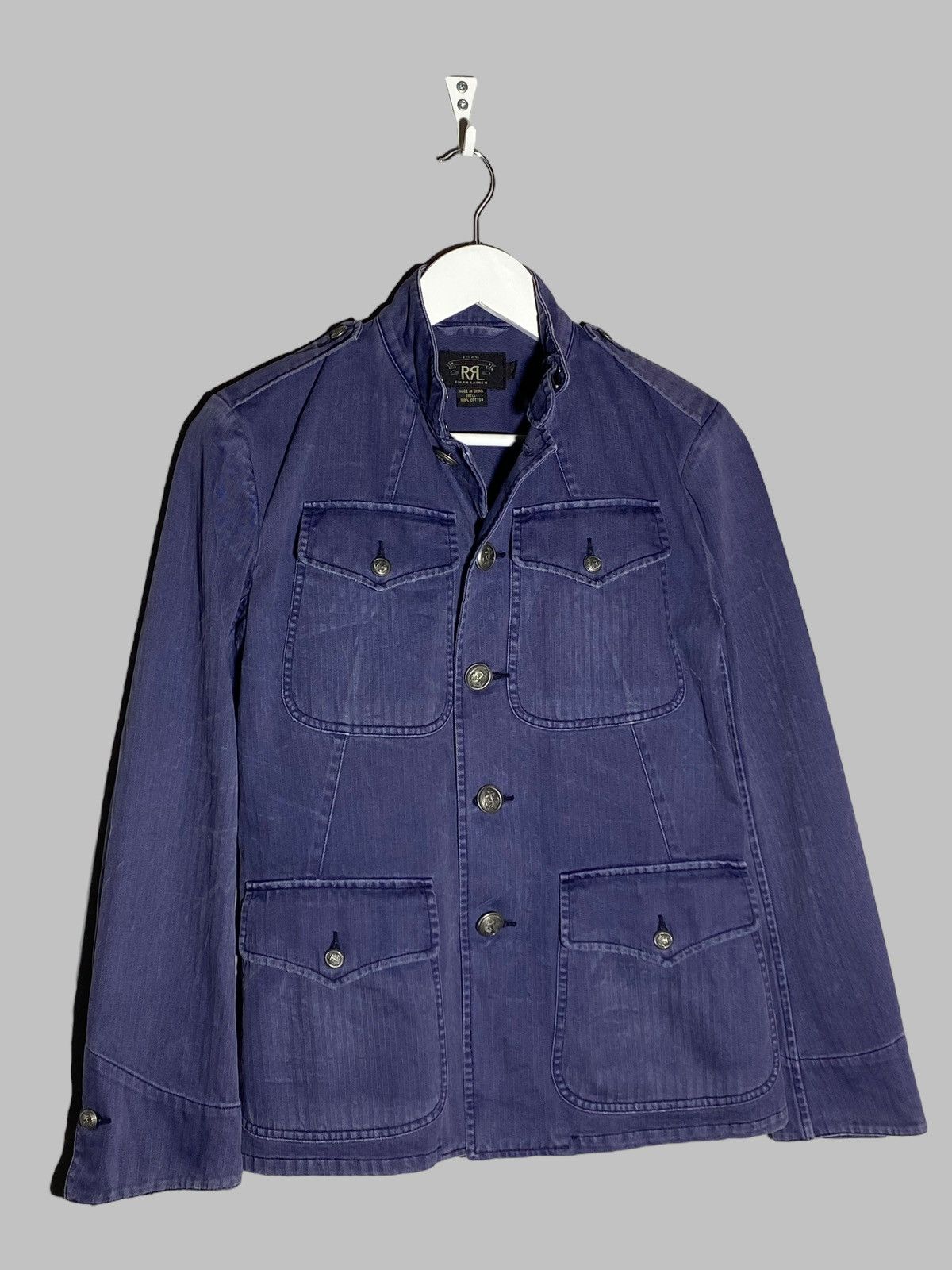 RRL Ralph Lauren RRL Double R Ralph Lauren Vintage Denim Jacket Officer Vibe Size S / US 4 / IT 40 - 1 Thumbnail