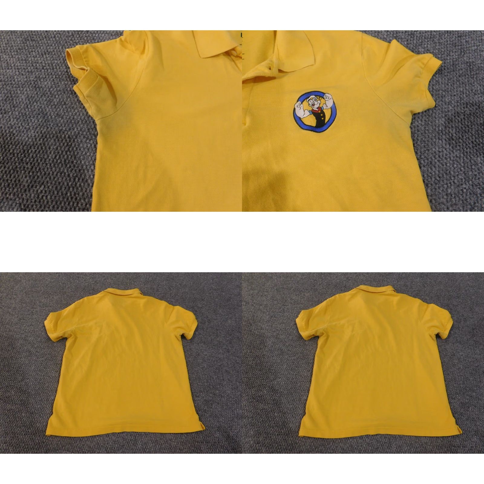 Zara Zara Polo Shirt Men M Yellow Cotton Embroidered 90s Classic Golf Casual Short Sleeve Size US M / EU 48-50 / 2 - 8 Thumbnail