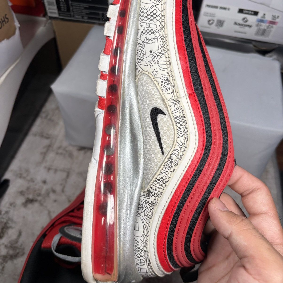 Nike Size 10 - Jayson Tatum x Nike Air Max 97 Saint Louis Roots Size US 10 / EU 43 - 8 Thumbnail