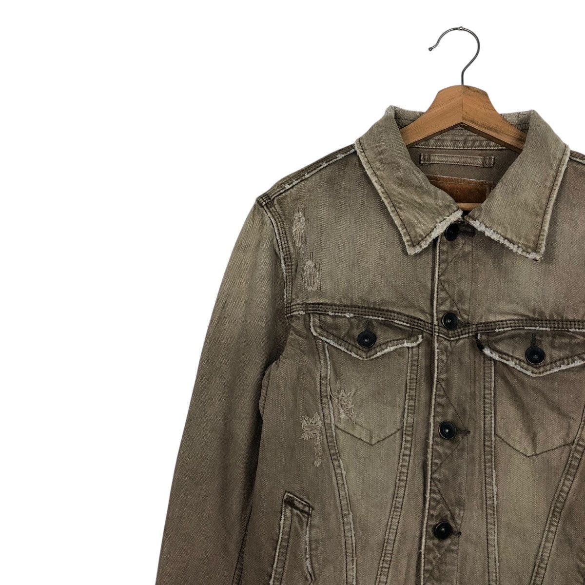 Japanese Brand 🔥CROPPED BIKER DENIM JACKET GOA JAPAN IF SIX WAS NINE Size US S / EU 44-46 / 1 - 9 Thumbnail