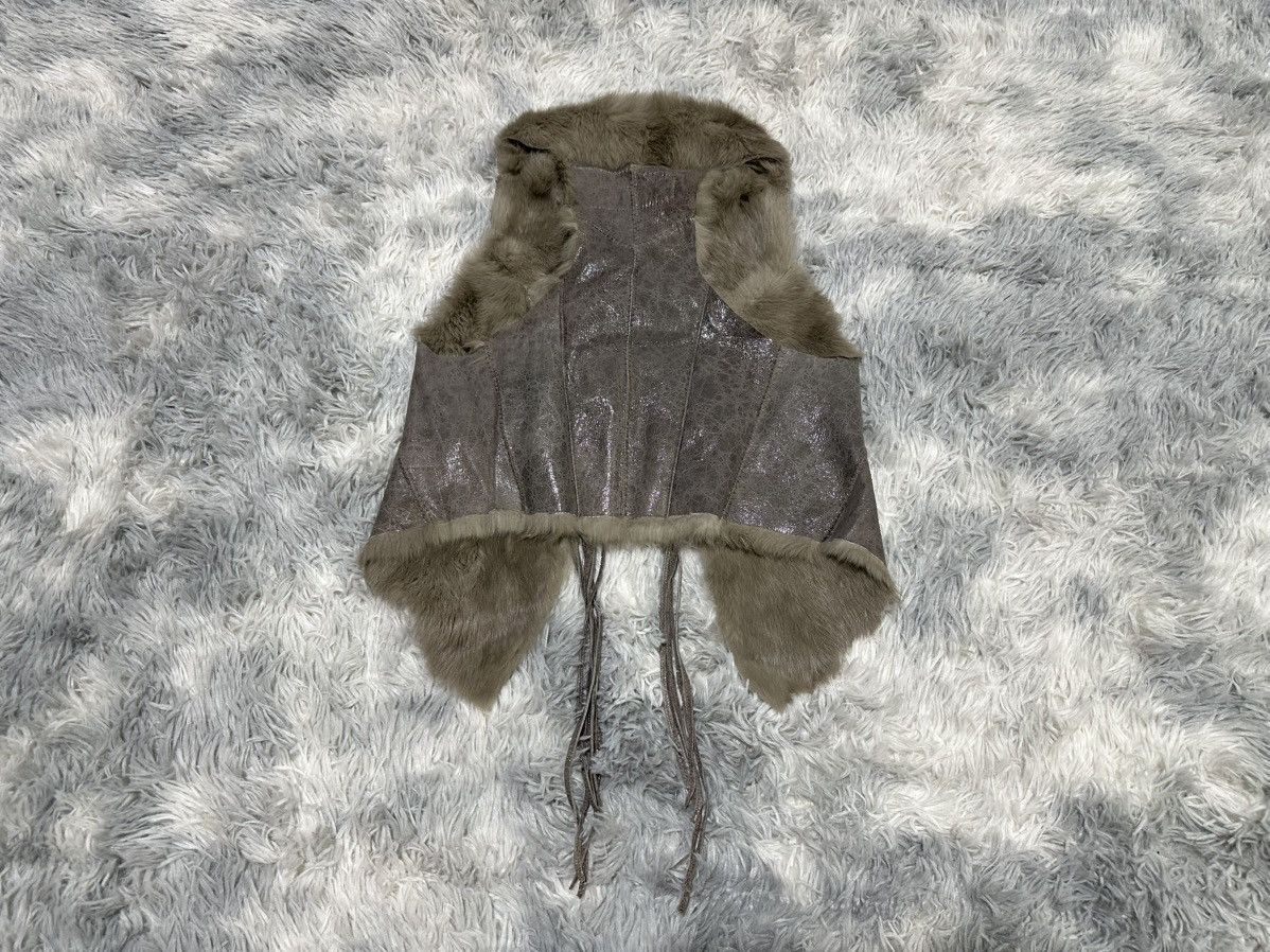 Japanese Brand 🔥Sick Y2K Garedia Bondage Fur Vest Size US M / EU 48-50 / 2 - 7 Thumbnail