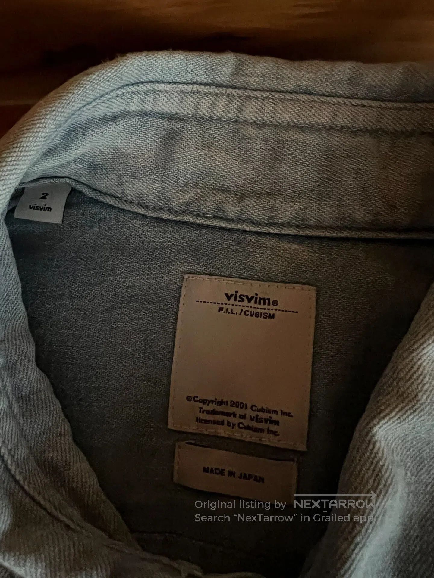 Visvim vintage visvim denim shirt with paisley design. Size US M / EU 48-50 / 2 - 8 Thumbnail