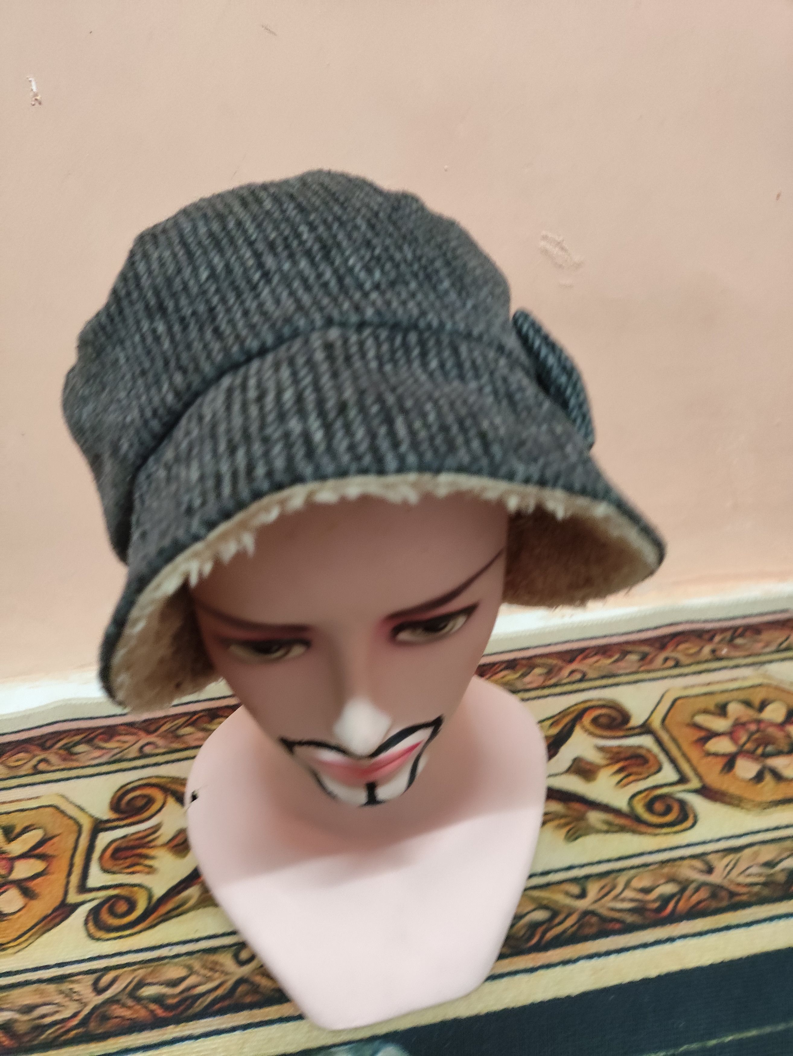 Vintage Vintage Hat bucket Wool inside design Size ONE SIZE - 2 Thumbnail