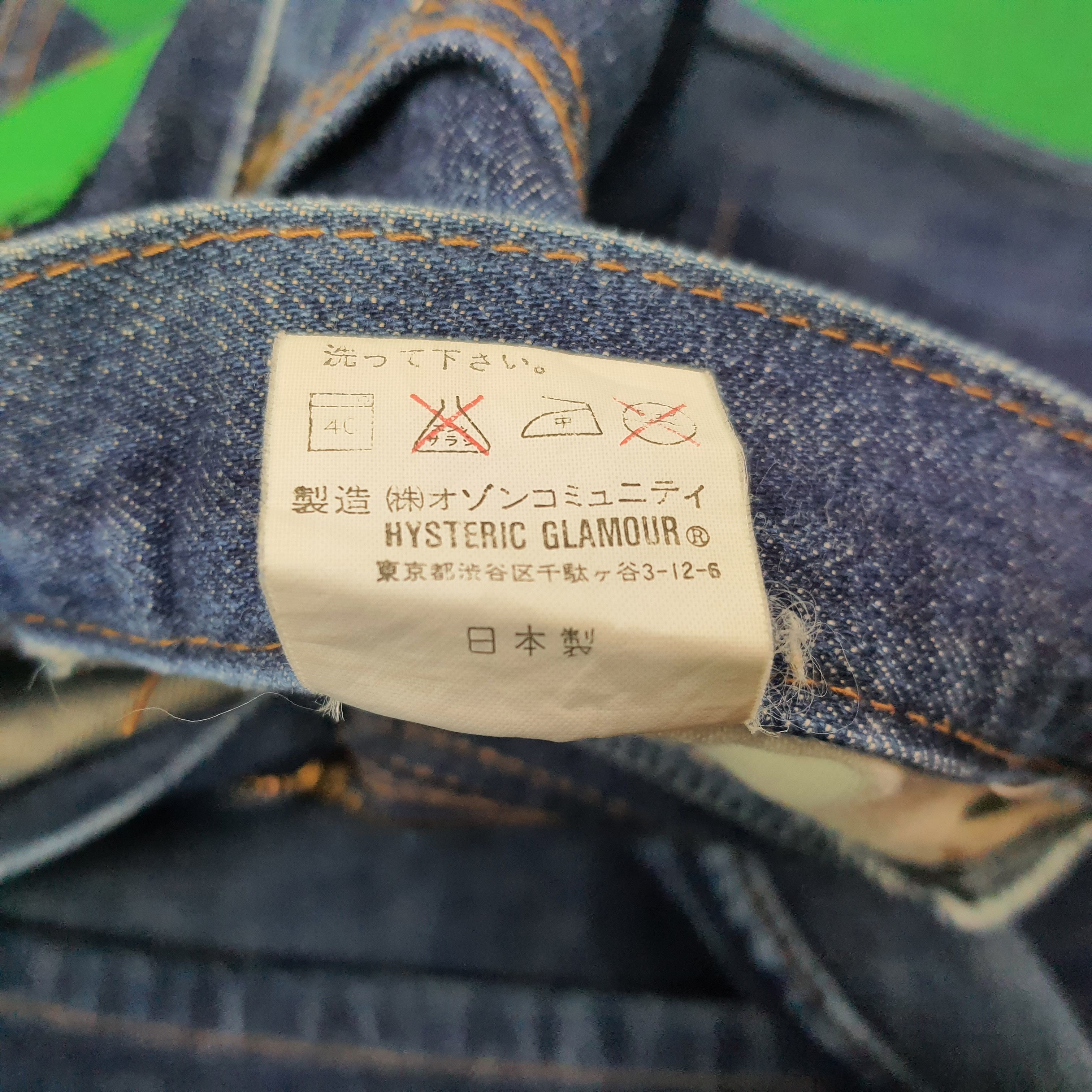Hysteric Glamour Vintage Hysteric Glamour Raiders Custom Logo Jeans C244N5 Size US 28 / EU 44 - 9 Thumbnail