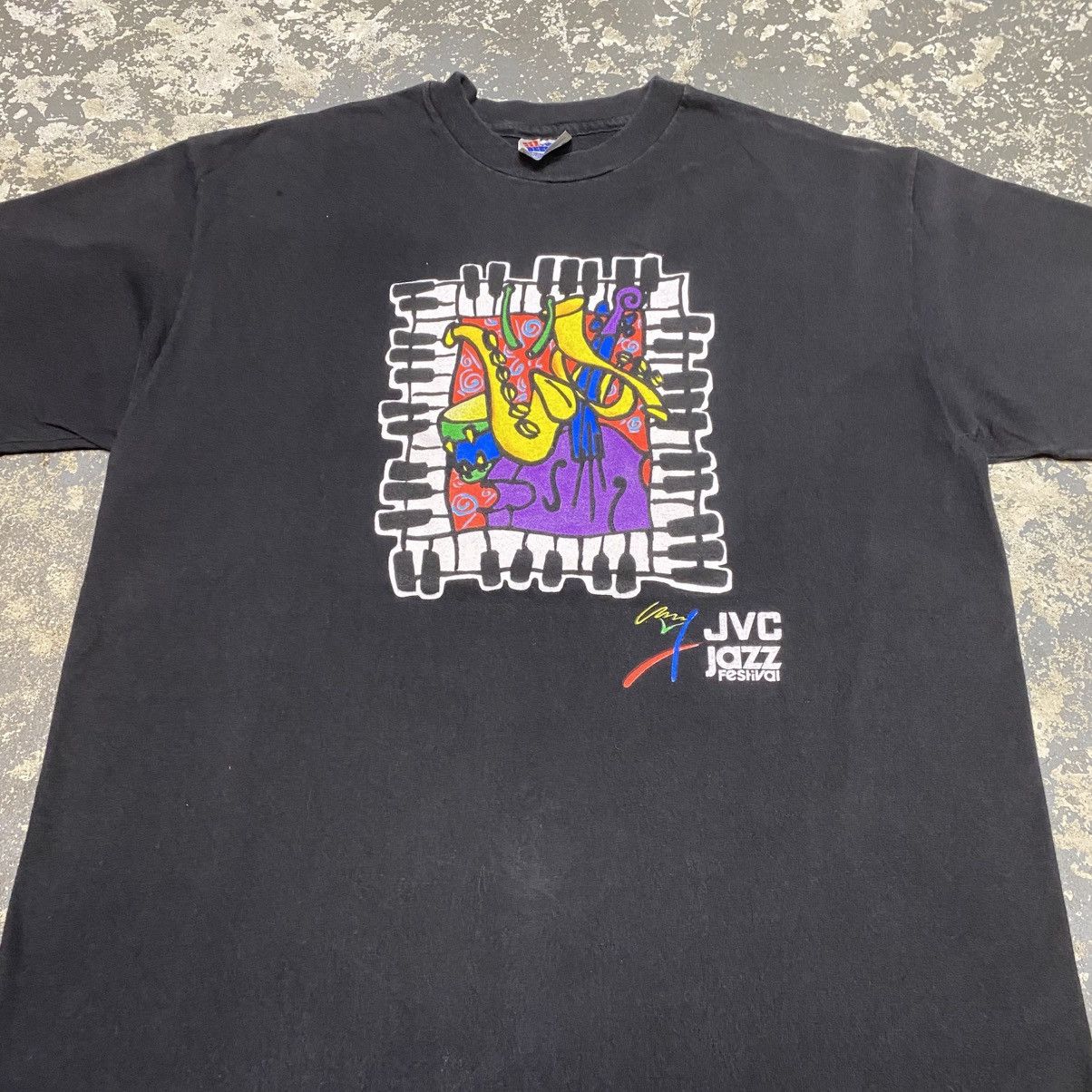 Band Tees × Vintage Vintage JCV Jazz Festival Art Music Tshirt 1993 Size US L / EU 52-54 / 3 - 8 Thumbnail