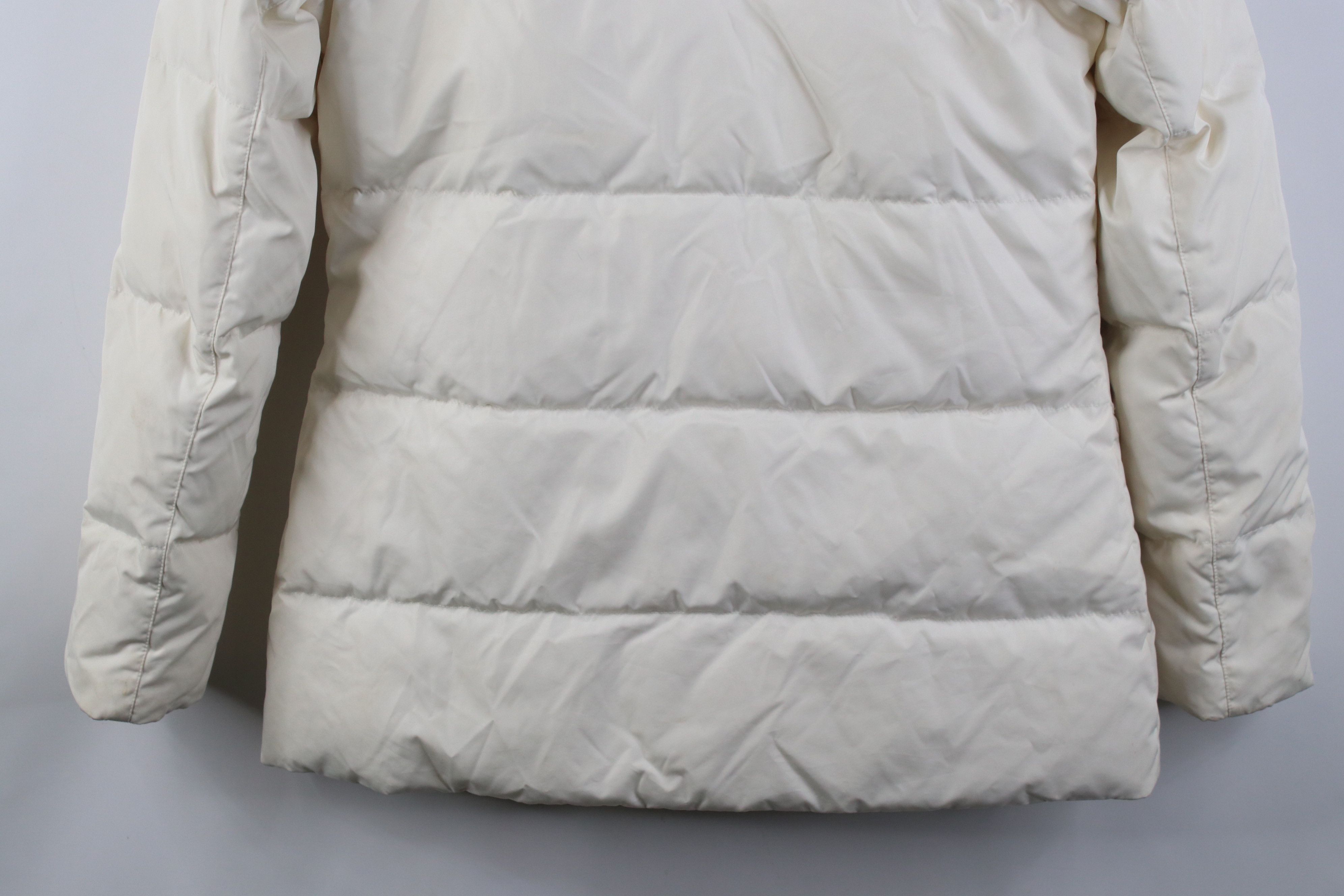 Polo Ralph Lauren Vintage Y2K Ralph Lauren Full Zip Puffer Jacket Cream Size S / US 4 / IT 40 - 17 Thumbnail