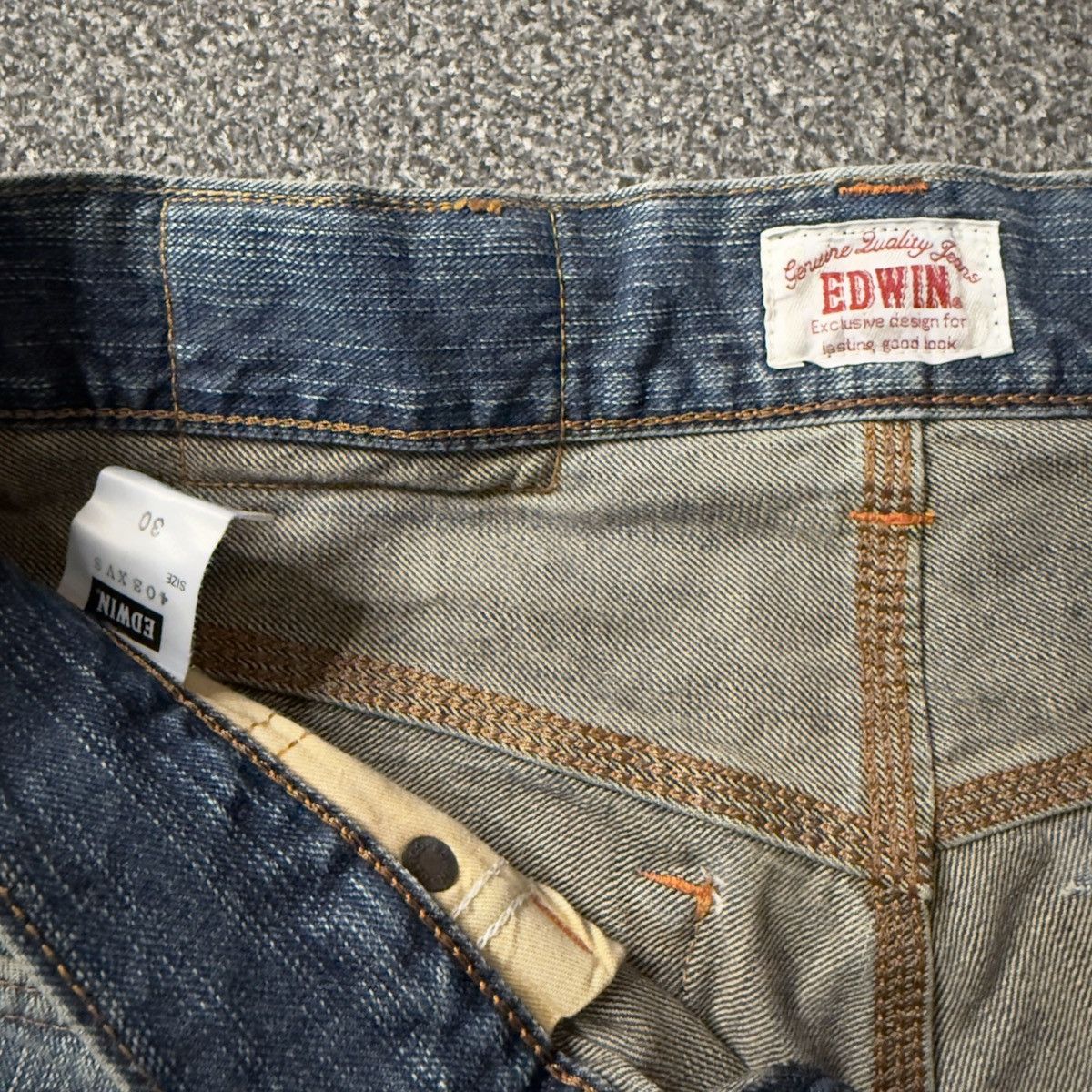 Edwin 🔥🇯🇵 Vintage Japanese Seditionaries Edwin 403XV Bootcut Denim Size US 30 / EU 46 - 17 Thumbnail