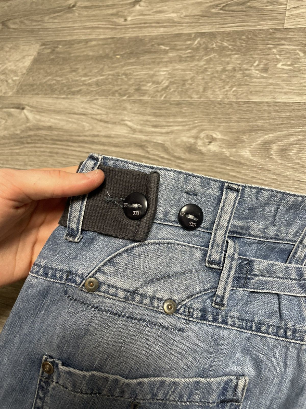 G-Star 32/30 Vintage G-Star Raw SE 5204/3301 Cargo Elwood Jeans Size US 32 / EU 48 - 21 Thumbnail