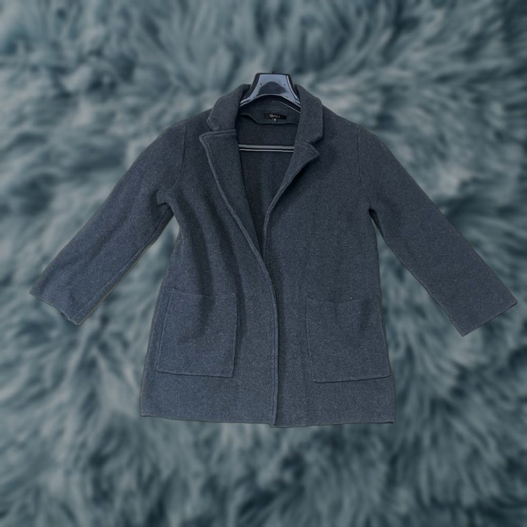 Quince Quince Cardigan Sweater Women Small Gray Open Knit Long Sleeve V-Neck Pocketed Classic Bohemian City Designer All Seasons Knitwear Regular Size S Size S / US 4 / IT 40 - 1 Thumbnail