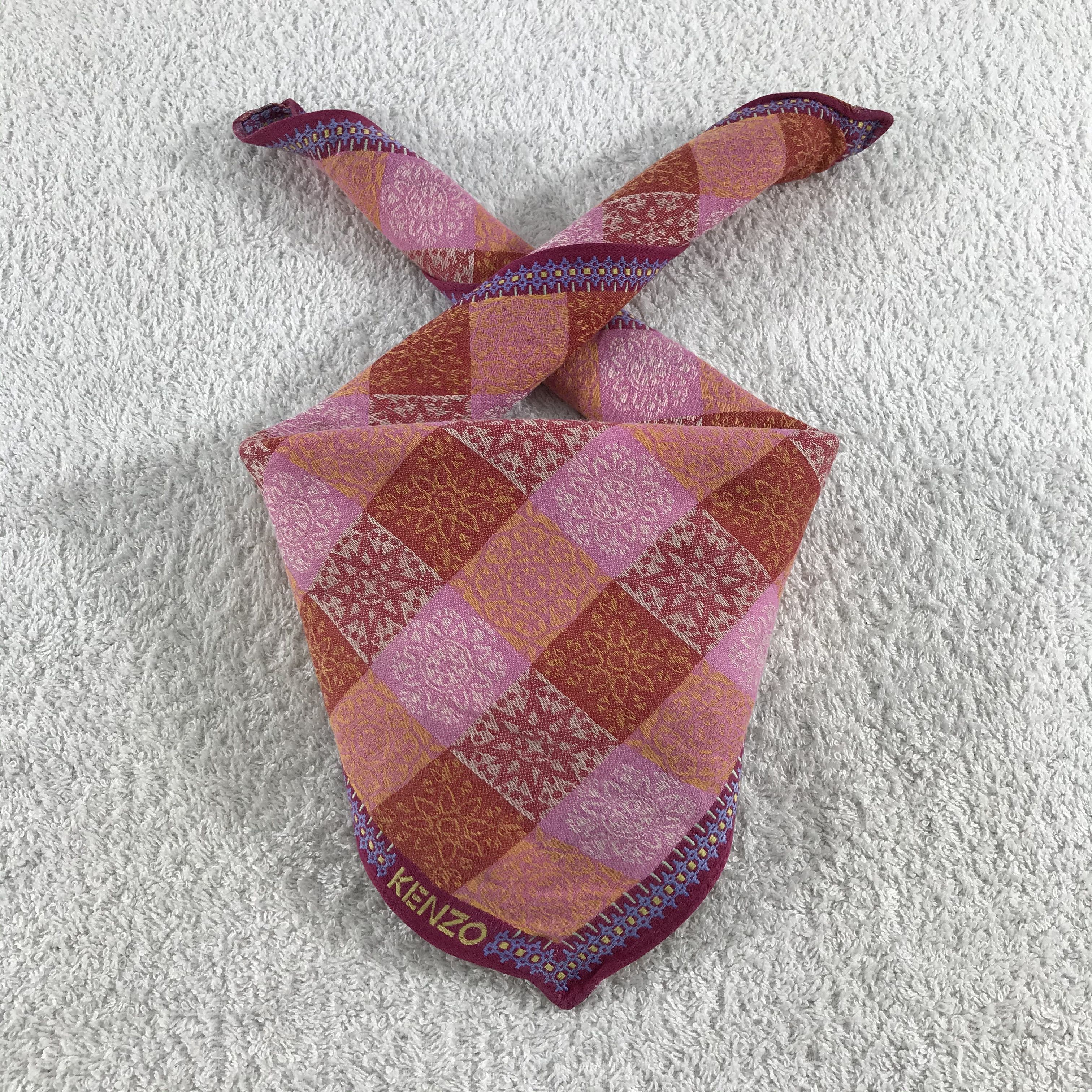 Kenzo × Vintage Kenzo Bandana / Handkerchief / Neckerchief - S167 Size ONE SIZE - 3 Thumbnail