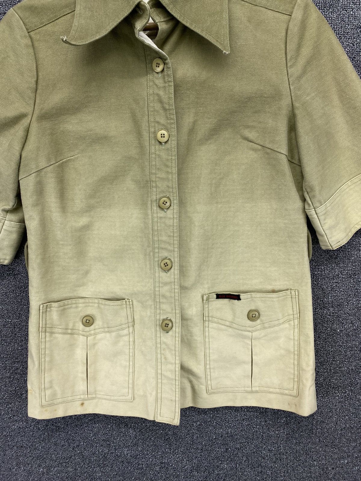 Japanese Brand Vintage 90s Blue Ribbon Button Up Chore Jacket Size S / US 4 / IT 40 - 4 Thumbnail