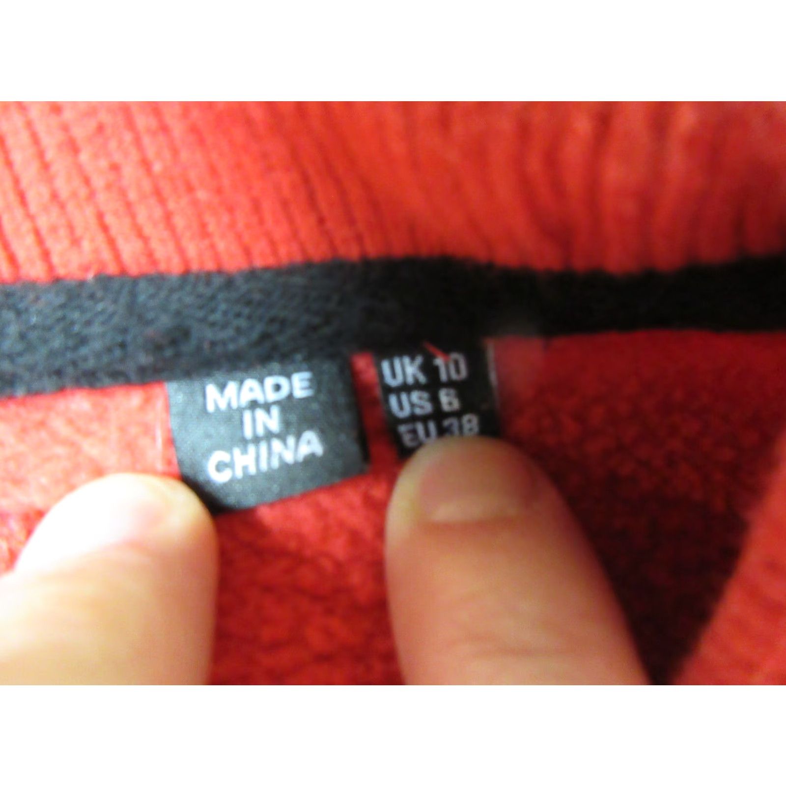 Superdry Superdry Sweatshirt Womens 6 Red Black Long Solid Spellout Casual Pullover Top Size M / US 6-8 / IT 42-44 - 5 Thumbnail