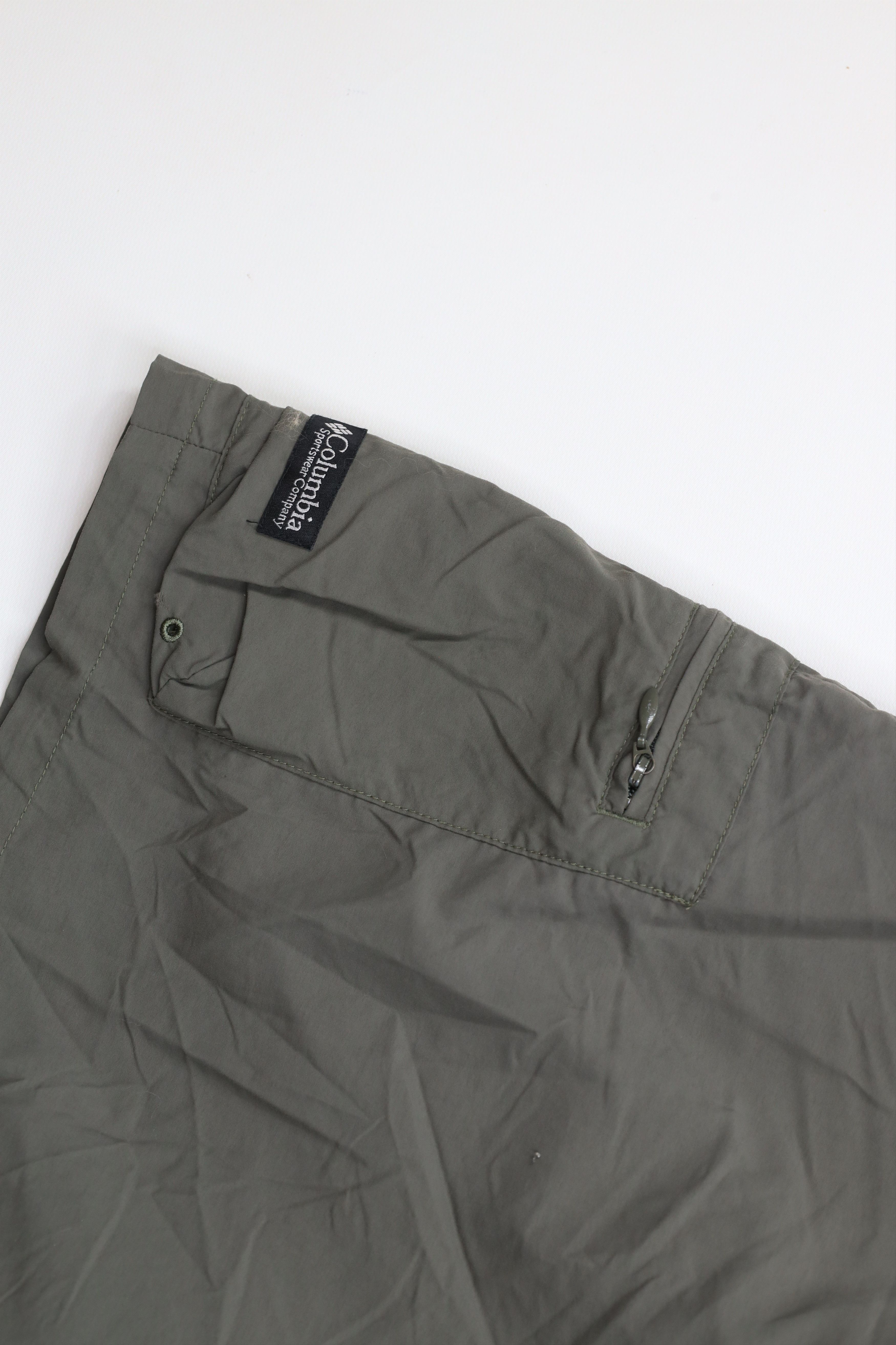 Columbia × Vintage Vintage 90s Columbia Above Knee Shorts Nylon Green Size US 34 / EU 50 - 12 Thumbnail