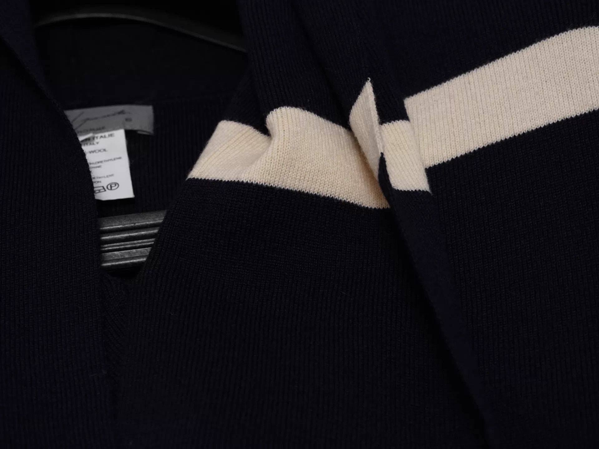 Yohji Yamamoto YohjiYamamoto1980ssNavalCollarWoolKnitSweaterM Size US M / EU 48-50 / 2 - 5 Thumbnail