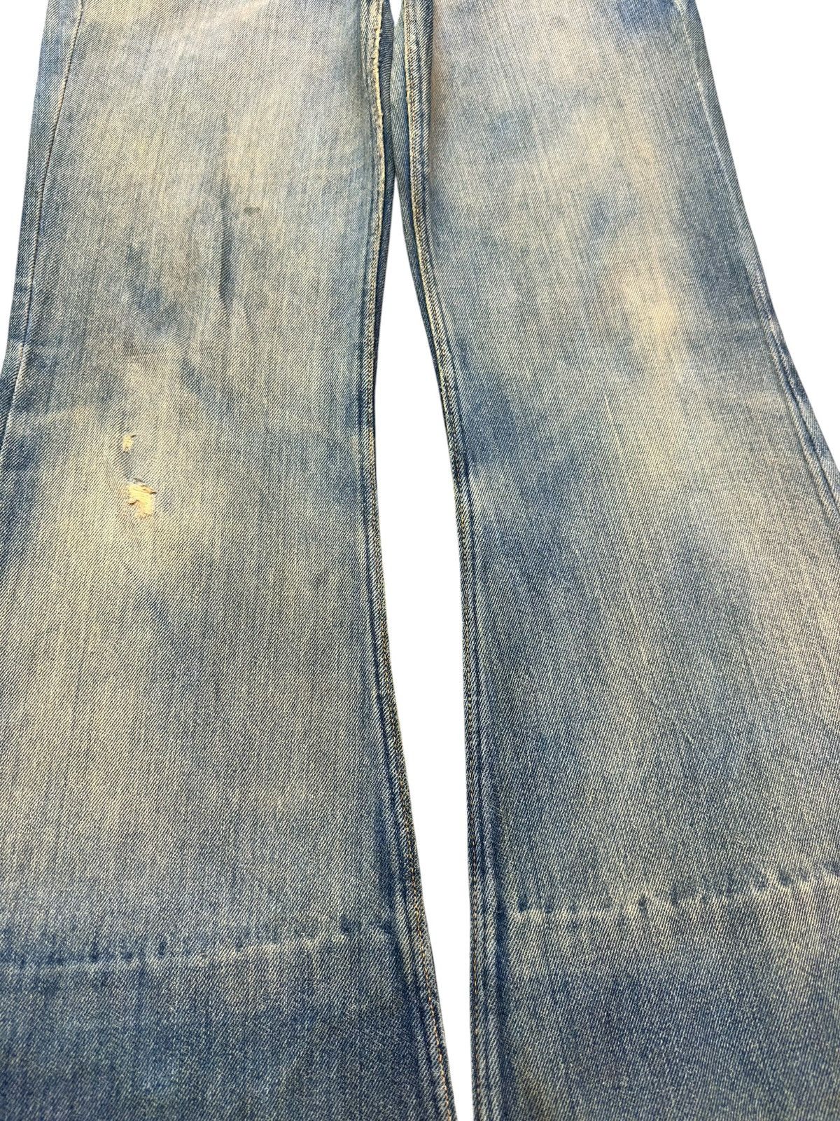 go slow caravan Vintage Caravan Flare Bell Bottom Mudwash Denim Size US 31 - 3 Thumbnail