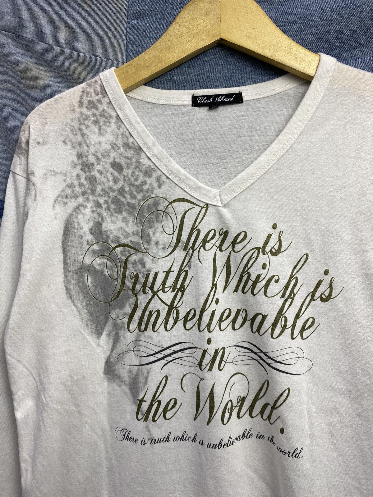 If Six Was Nine × Japanese Brand × Le Grande Bleu (L.G.B.) 2000s clash ahead poem longsleeve ifsixwasnine style Size US M / EU 48-50 / 2 - 4 Thumbnail