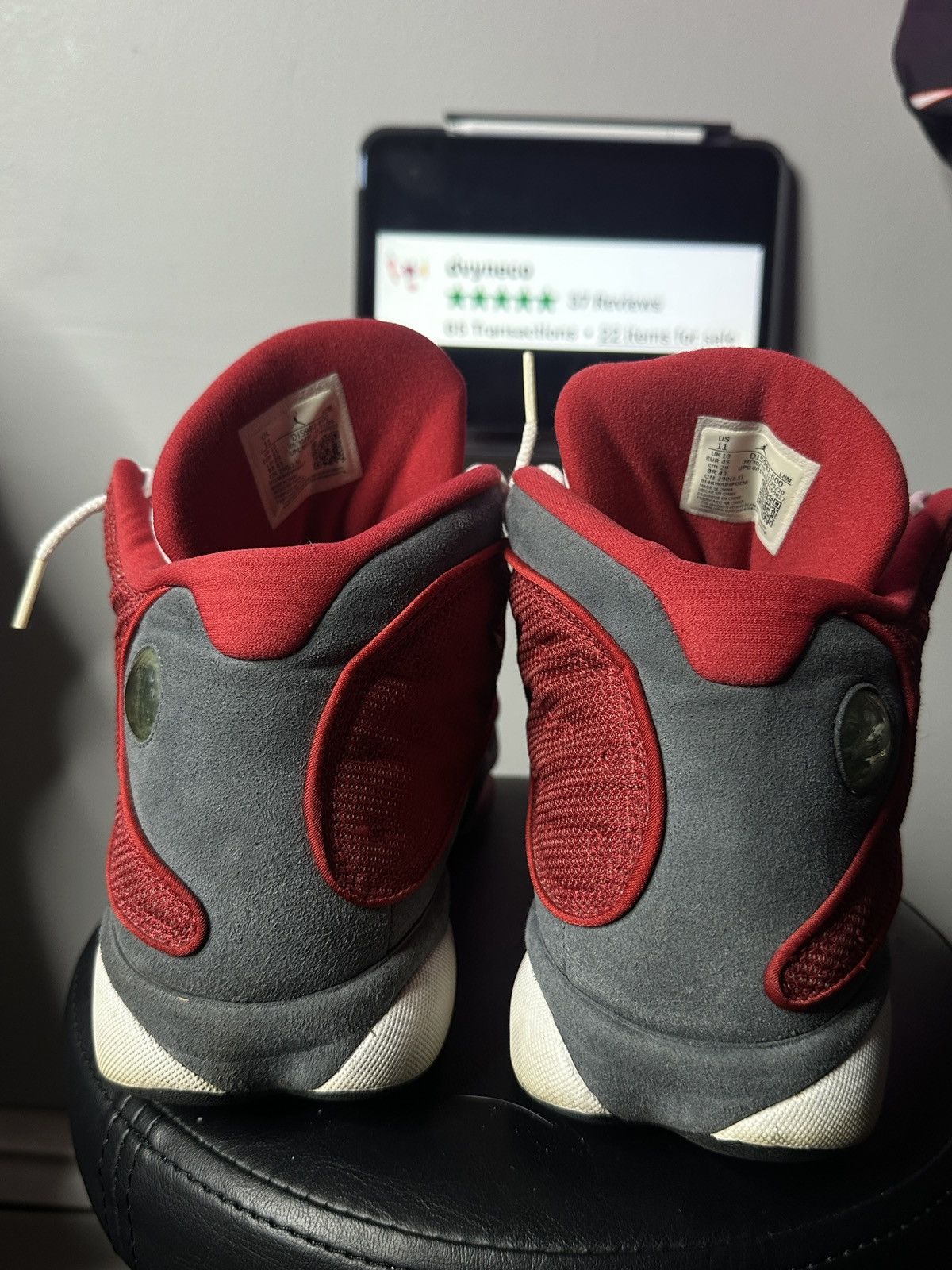 Jordan Brand Jordan 13 Red Size US 11 / EU 44 - 4 Thumbnail