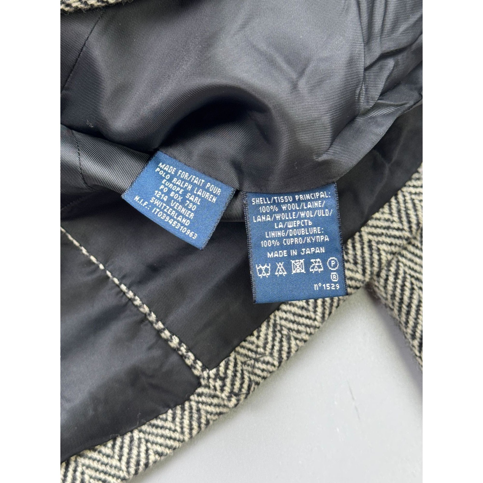 Ralph Lauren Ralph Lauren Made in Japan One Button Wool Blazer (Y1215) Size L / US 10 / IT 46 - 6 Thumbnail