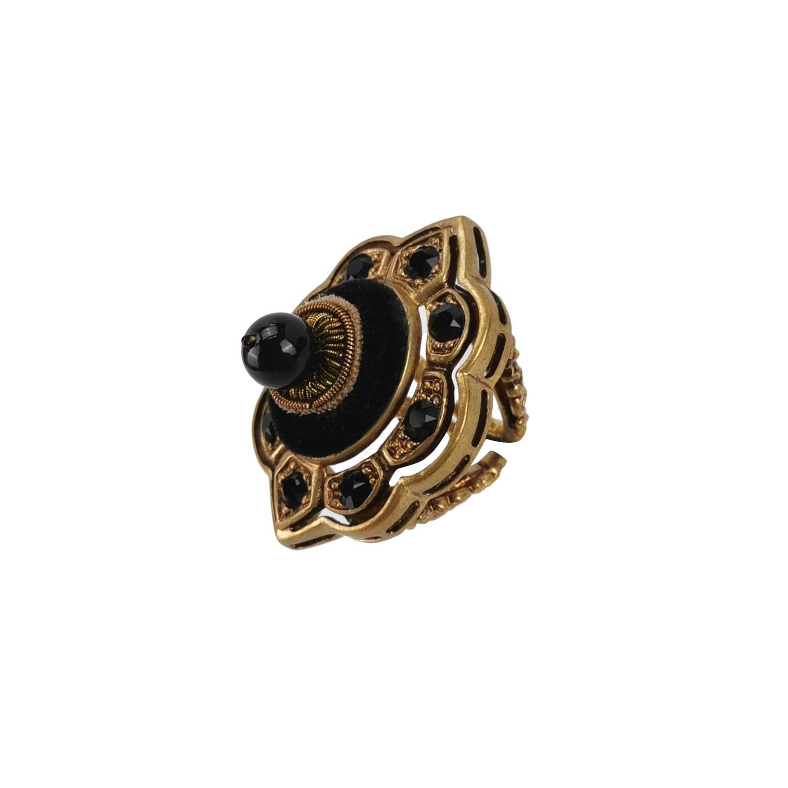 Gucci Gucci Crystal Metal Ring Size 10 -z2505 Size ONE SIZE - 1 Thumbnail