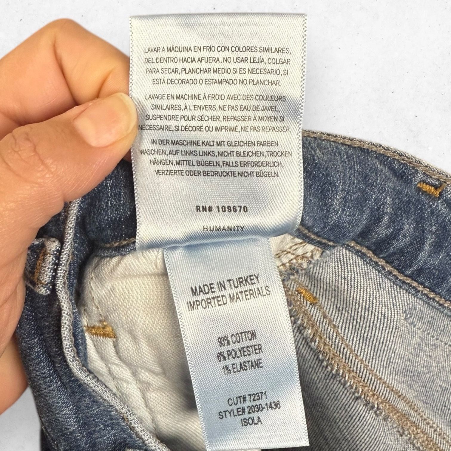 Citizens Of Humanity Citizens of Humanity Jeans Isola Womens 26 High Rise Raw Hem Size 26" / US 2 / IT 38 - 6 Thumbnail