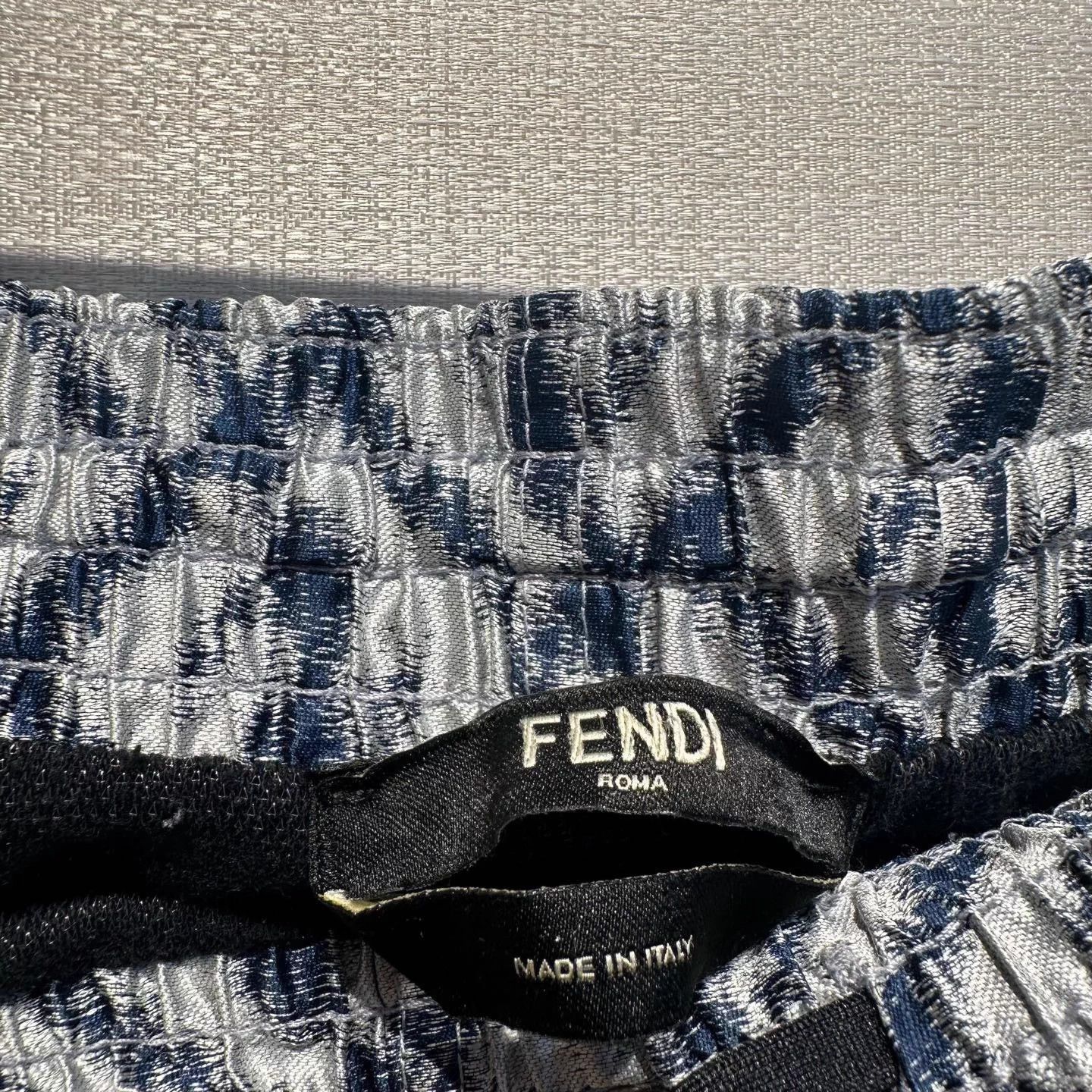 Fendi FENDI blue FF print short size 52 99 new Size US 36 / EU 52 - 3 Thumbnail