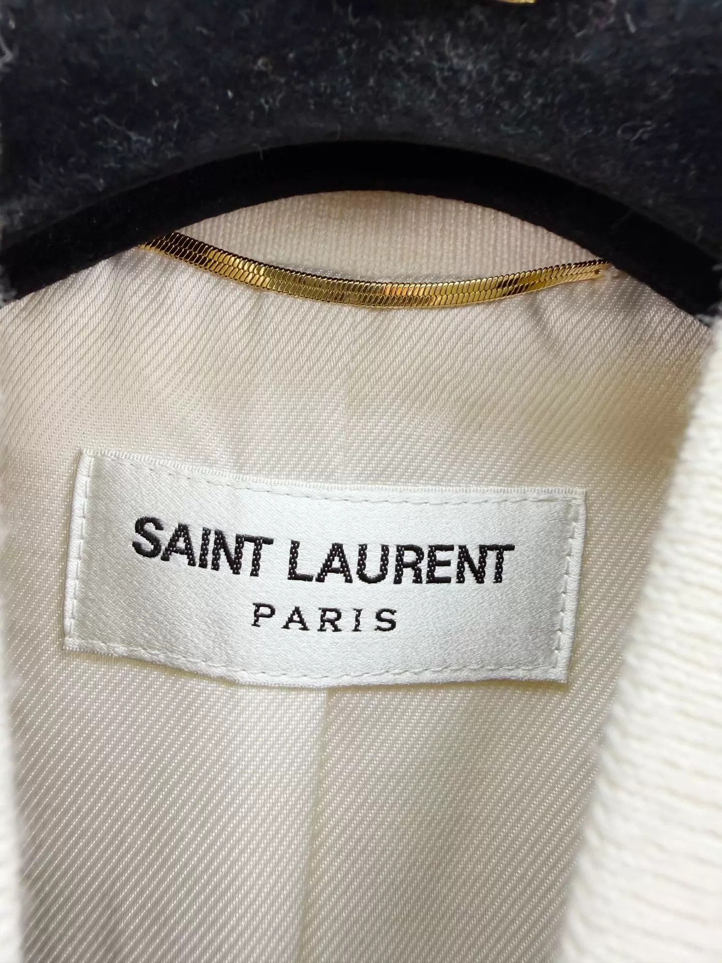 Saint Laurent Paris Saint Laurent SLP Wool Paneled Baseball Jacket 34 Like New Size XS / US 0-2 / IT 36-38 - 2 Thumbnail