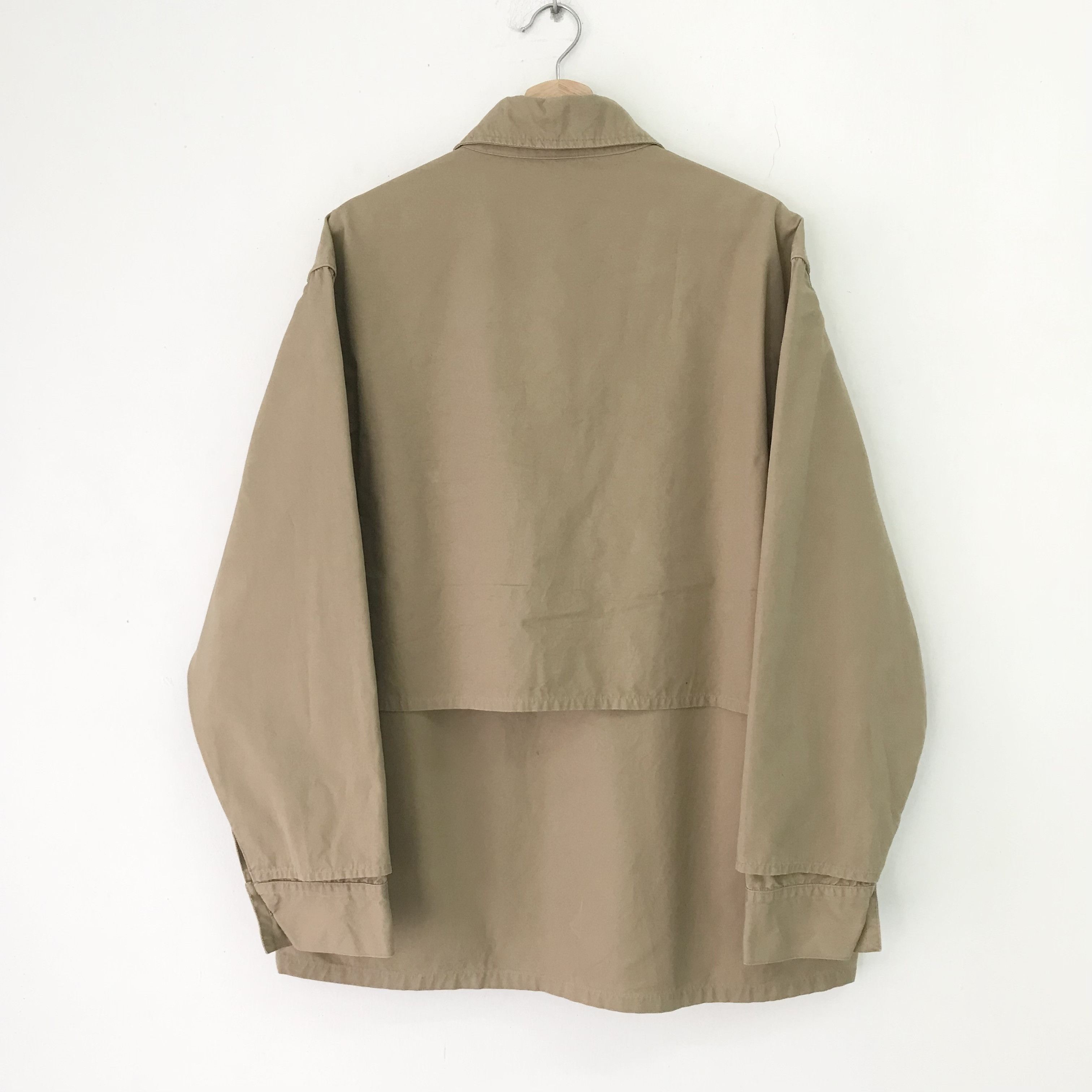Polo Ralph Lauren × Vintage Vintage 90s Polo Ralph Lauren Beige Work Jacket Button Coat Size US L / EU 52-54 / 3 - 2 Thumbnail