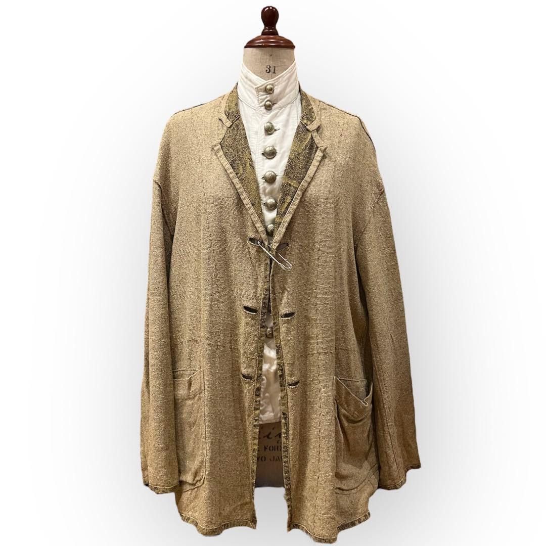Yoshiyuki Konishi Ficce by Yoshiyuki Konishi hemp reversible jacket 90s Size M / US 6-8 / IT 42-44 - 4 Thumbnail