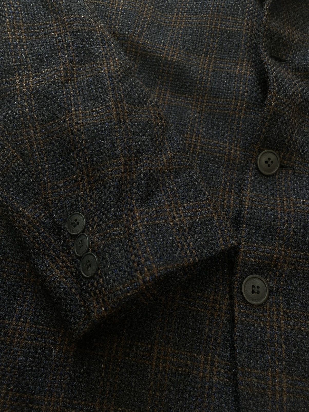 Kenzo Vintage Kenzo Homme Chekred Wool Tweed Blazer Size 54 Size 54L - 3 Thumbnail