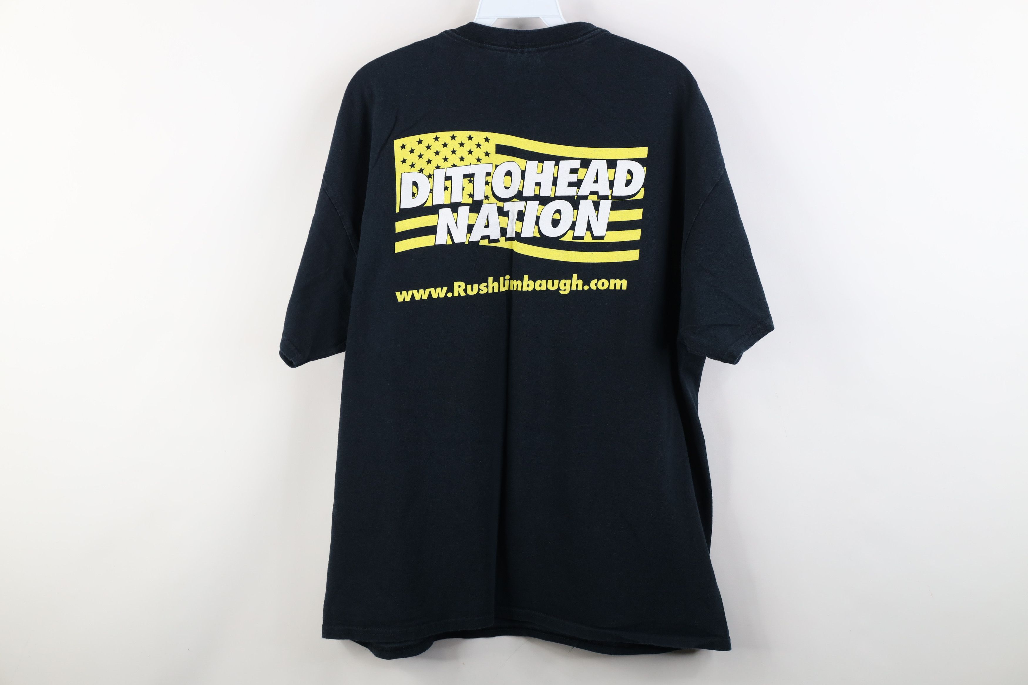 Vintage Vintage Rush Limbaugh Most Dangerous Nation T-Shirt Size US XL / EU 56 / 4 - 9 Thumbnail