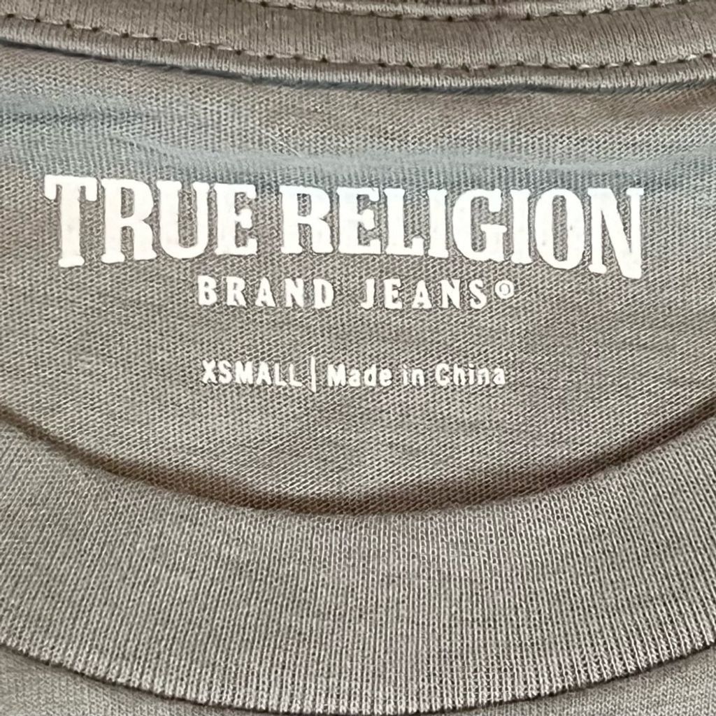 True Religion TRUE RELIGION Crafted With Pride Since LOGO Fitted Tshirt Size XS / US 0-2 / IT 36-38 - 5 Thumbnail