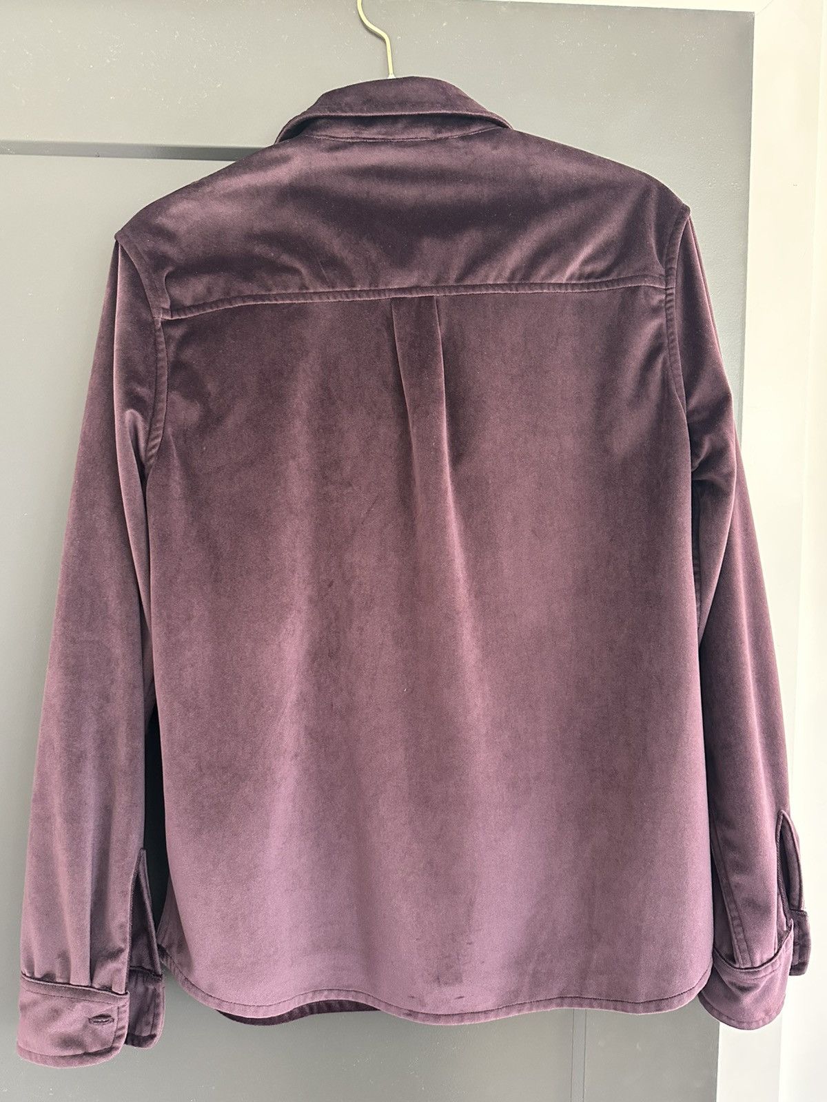 Saturdays NYC Plum Velvet Shirt Size US S / EU 44-46 / 1 - 3 Thumbnail
