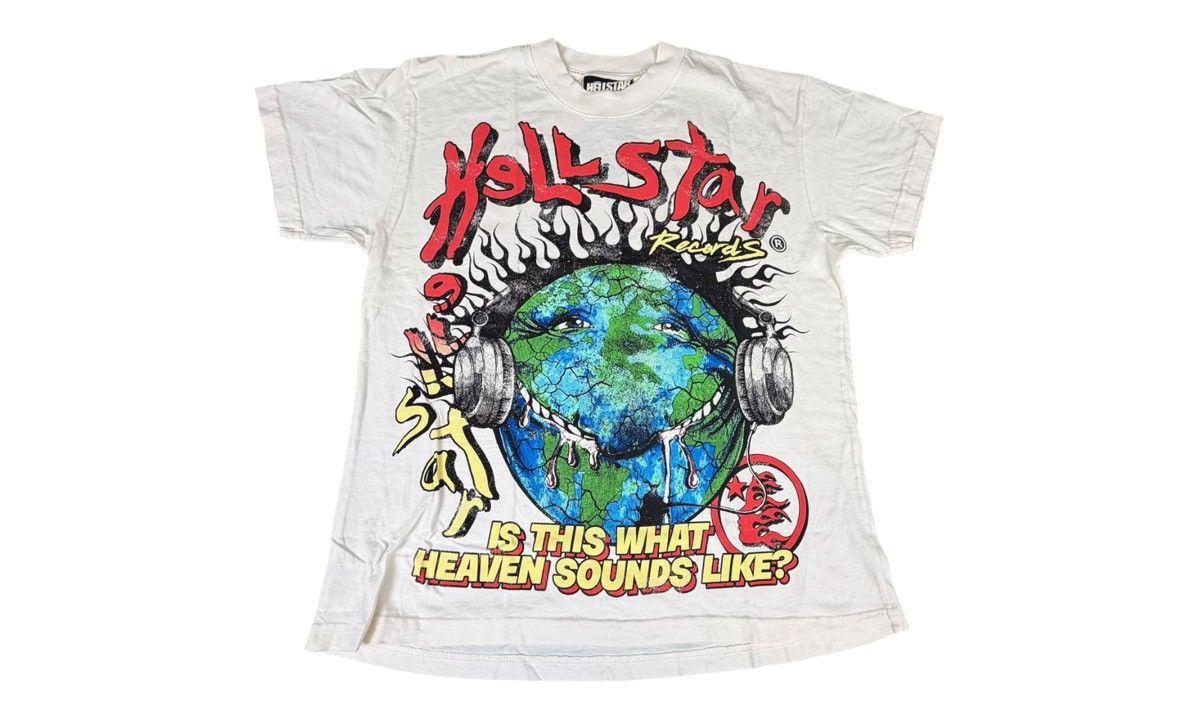 HELLSTAR Hellstar Heaven On Earth White T-Shirt Size US XXL / EU 58 / 5 - 1 Thumbnail