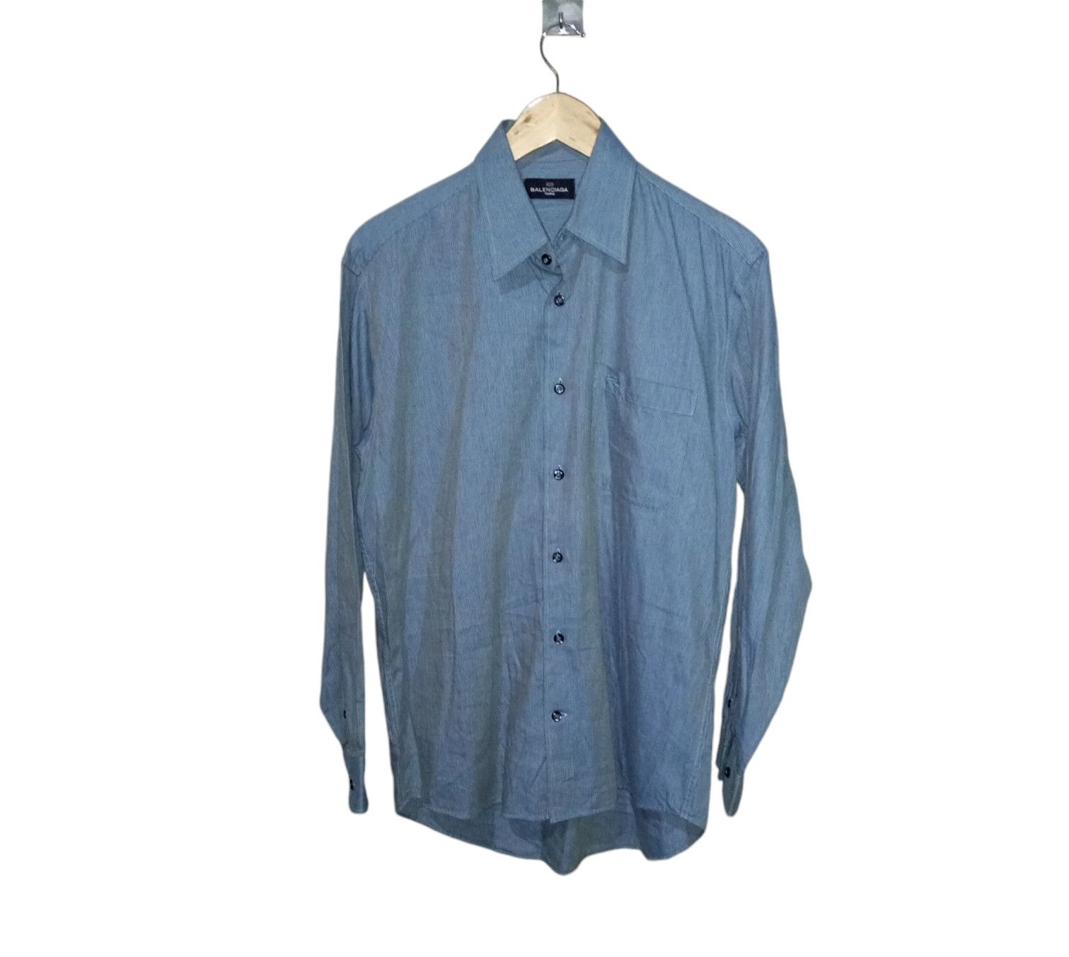 Balenciaga Balenciaga button down polo longsleeve Size US M / EU 48-50 / 2 - 1 Thumbnail