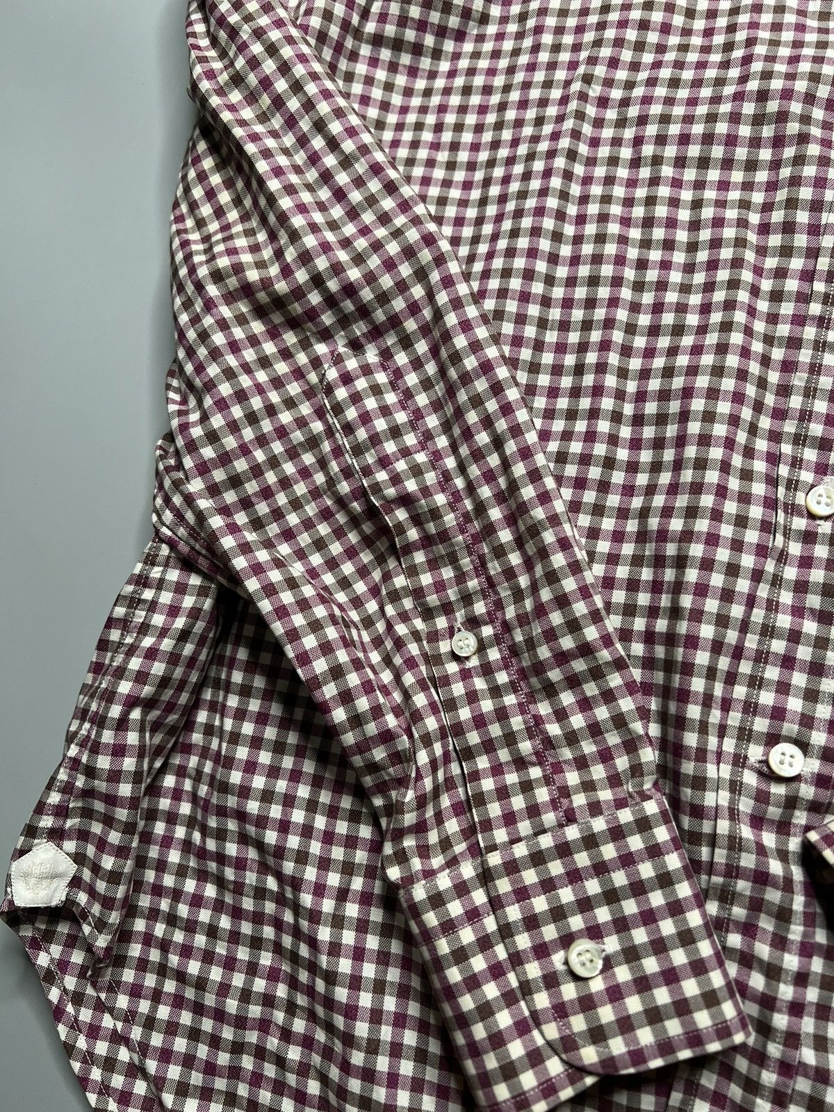 Loro Piana Loro Piana Checkered Cotton Buttondown Size US M / EU 48-50 / 2 - 8 Thumbnail