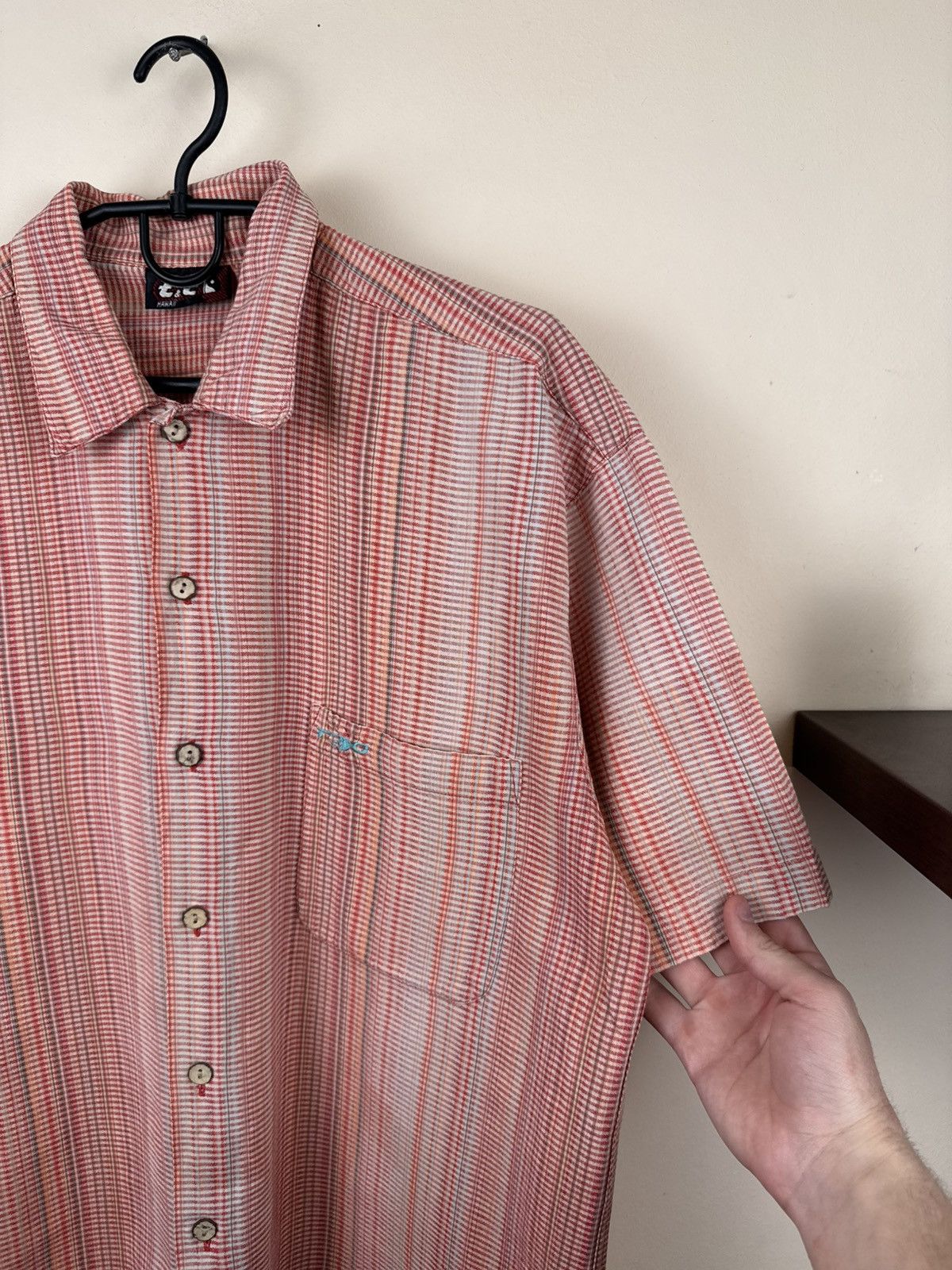 Other Vintage T & C Surf Designs T shirt XL Breathable Checked Red Size US XL / EU 56 / 4 - 15 Thumbnail