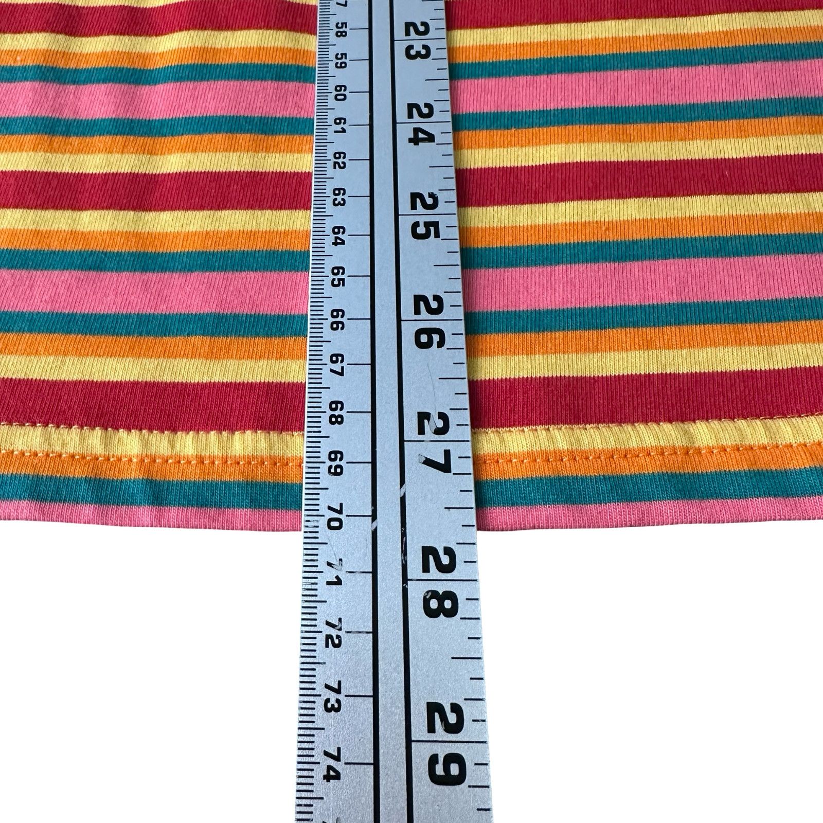 The Hundreds The Hundreds Pike SS T-Shirt Men M Orange Striped Cotton New Size US M / EU 48-50 / 2 - 11 Thumbnail