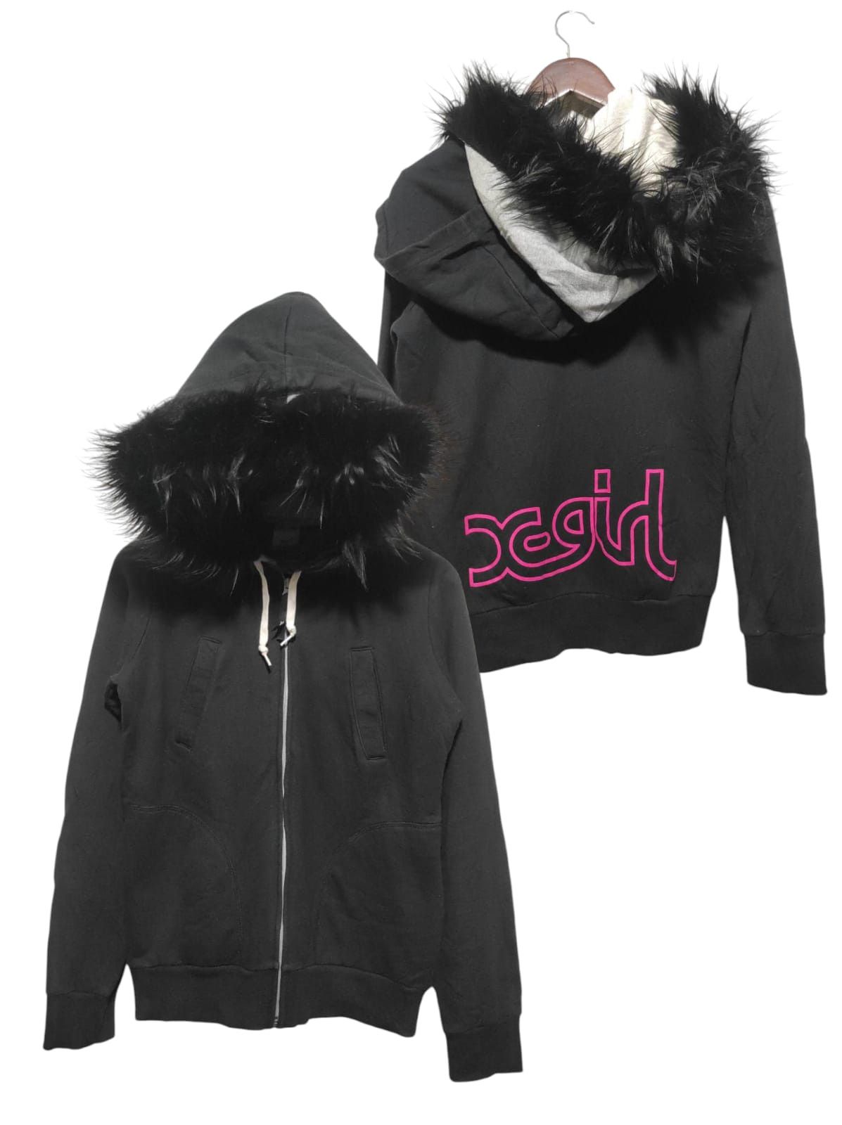If Six Was Nine X-Girl Zip Fur Double Hoodie i6w9 LBG style Size US S / EU 44-46 / 1 - 1 Thumbnail