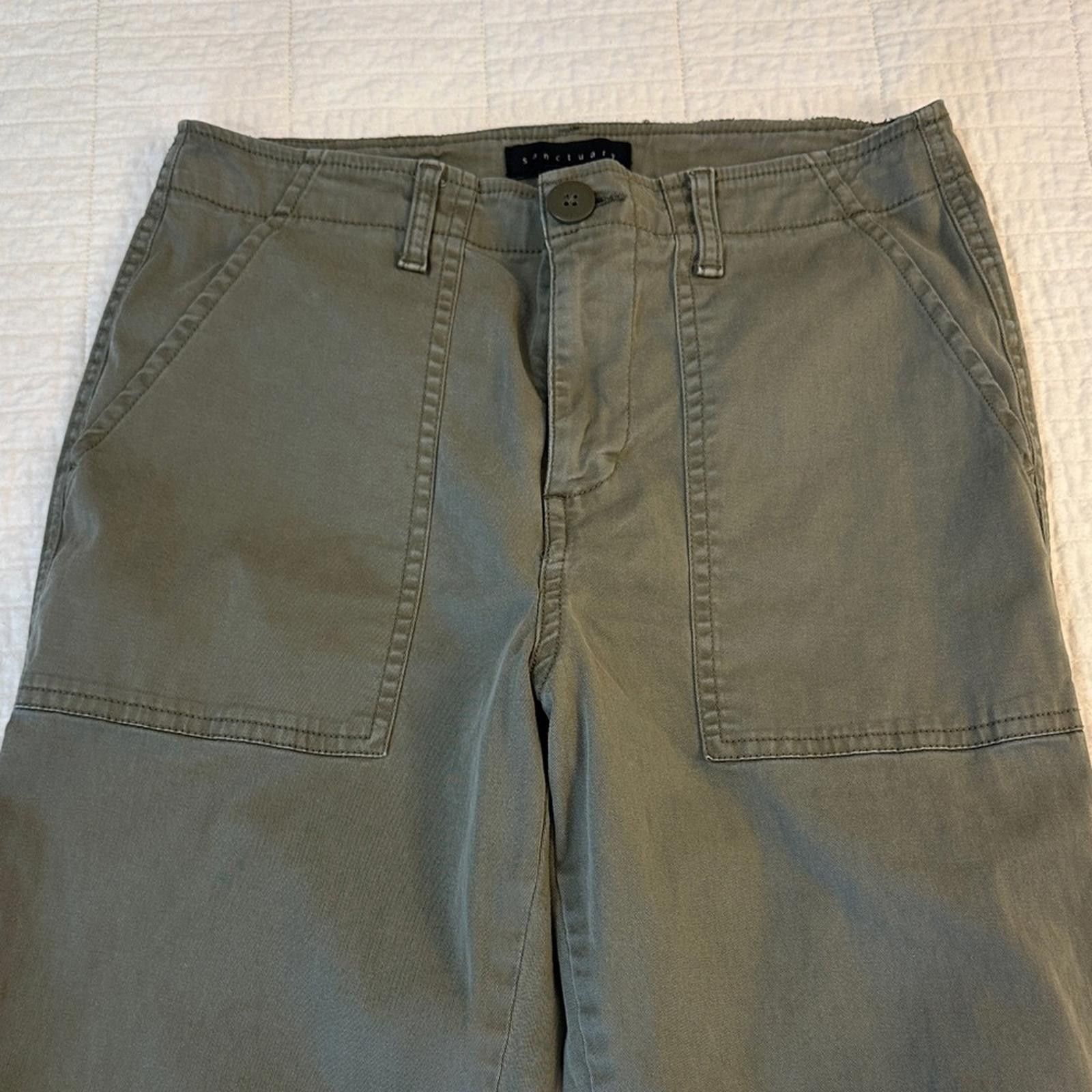 Sanctuary Anthropologie Sanctuary 26 Cotton Jogger Olive Green EUC Size 42" / US 20 - 2 Thumbnail