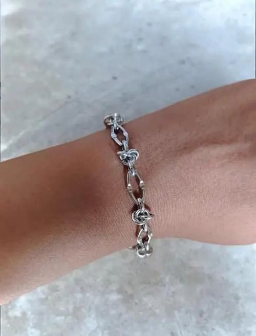 Other Barbed Wire Bracelet, Silver Thorn Bracelet Size ONE SIZE - 4 Thumbnail
