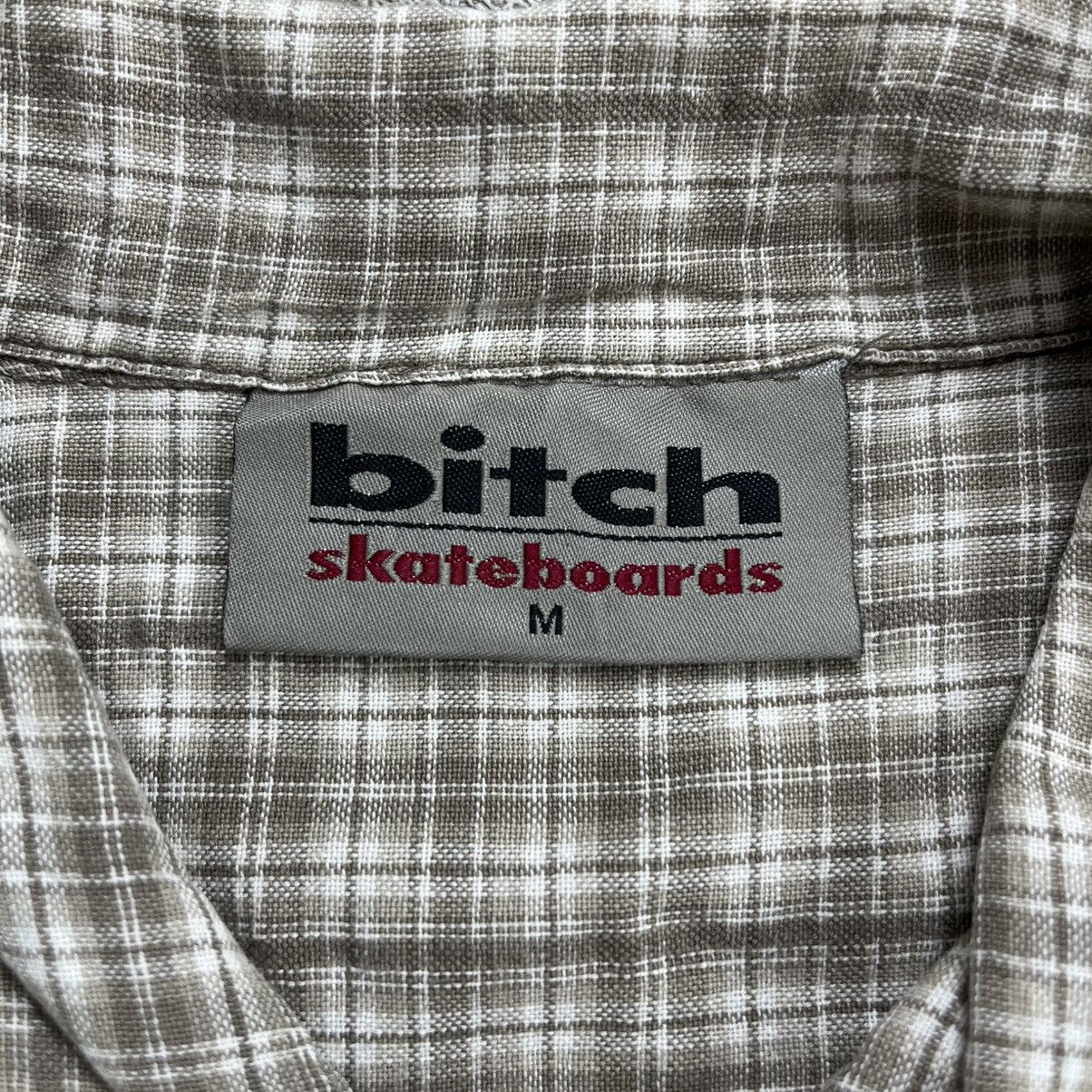 Shorty's Skateboards Vintage 90s Bitch Skateboards Pocket Button Shirt Tartan Size US M / EU 48-50 / 2 - 5 Thumbnail