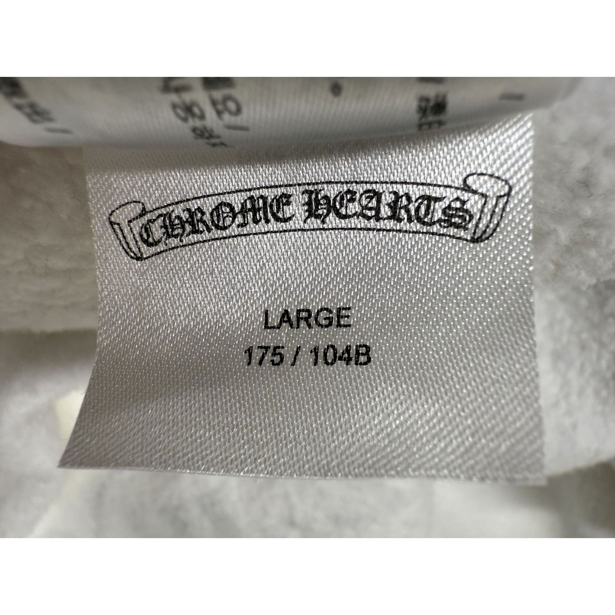 Chrome Hearts Chrome Hearts White Sweatshirt With Graphic Logo Print Large Size L / US 10 / IT 46 - 5 Thumbnail