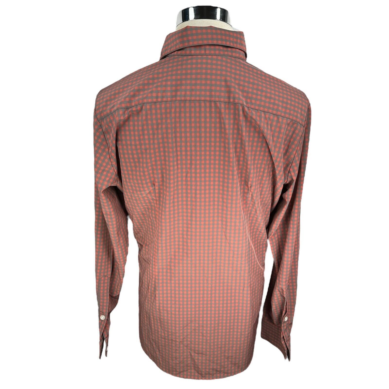 Mizzen+Main Mizzen + Main Shirt Mens Large Red Black Buffalo Button Up Size US L / EU 52-54 / 3 - 5 Thumbnail
