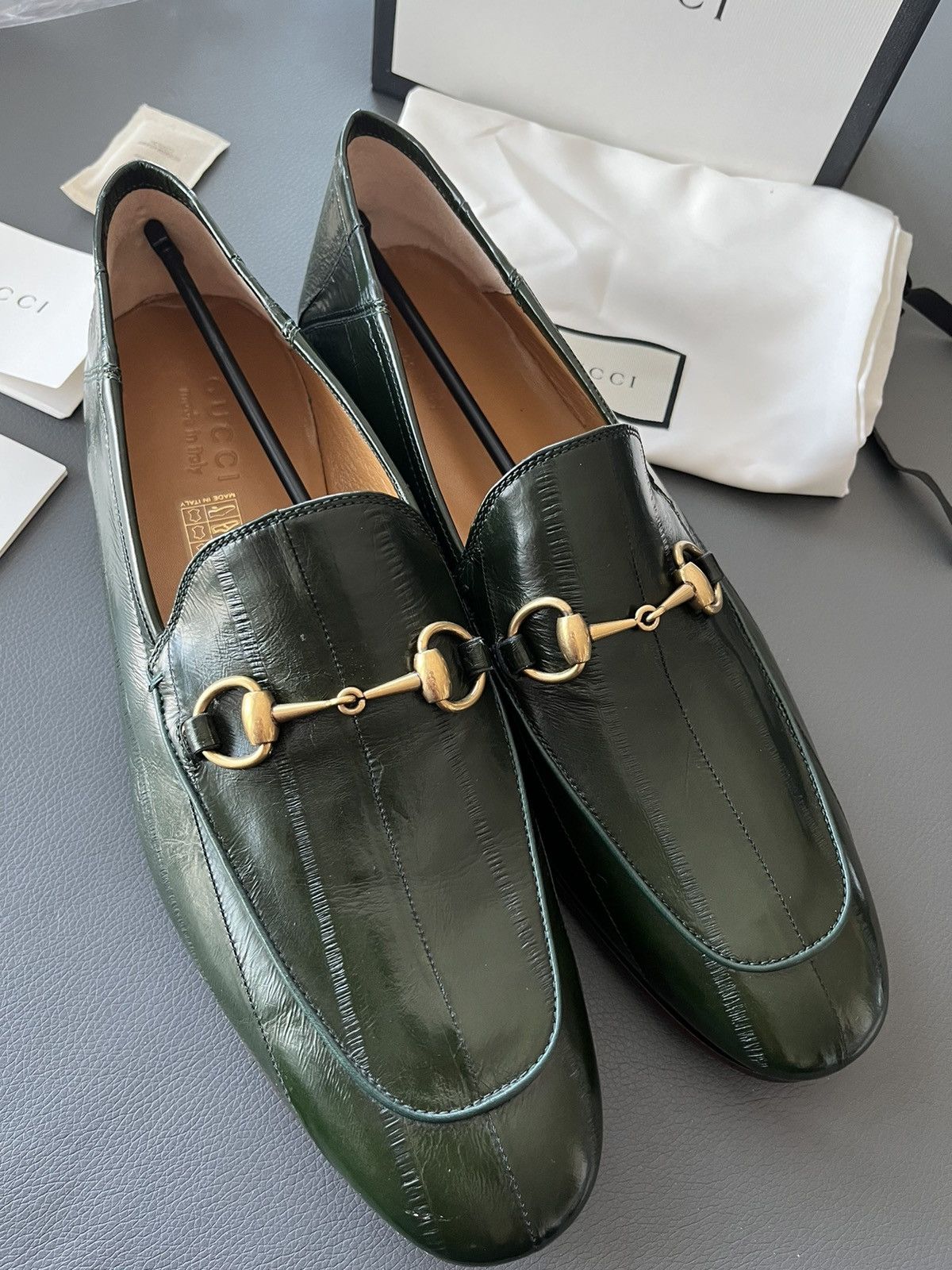 Gucci eel skin horsebit loafer Gucci day Eel skin slippers @gucci #gratefulnothateful  main image 3