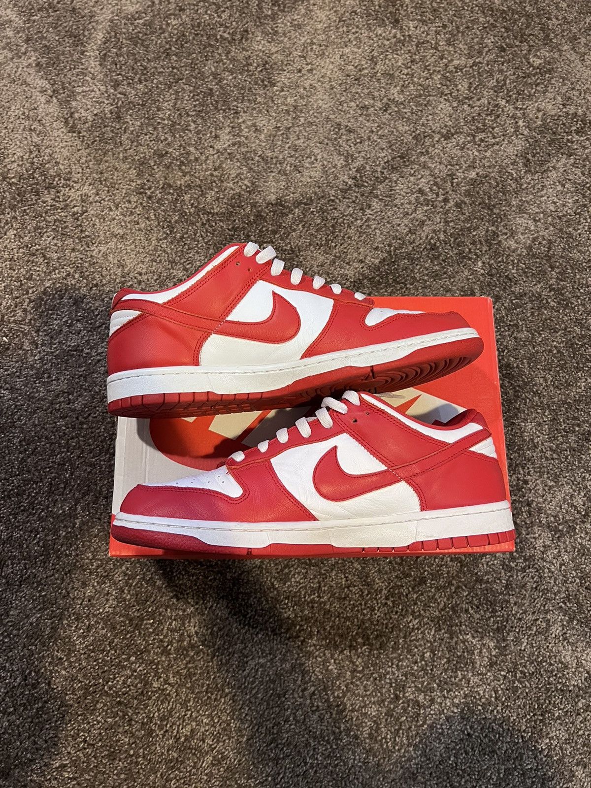 Nike Dunk Low 2020 University Red Nike Dunk Low Off-White University Red – YankeeKicks Online main image 4