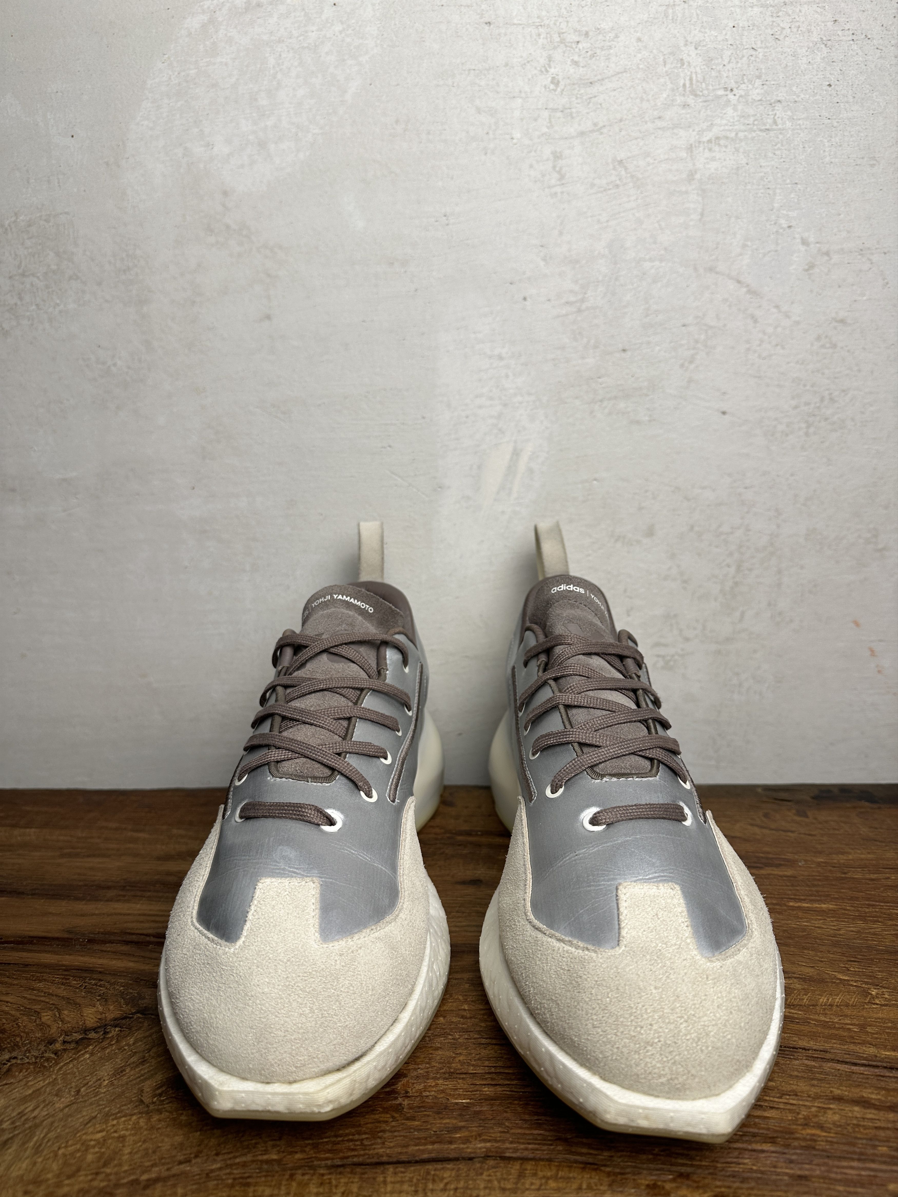 Adidas Y-3 Orisan Silver Metallic Low-Top Sneakers Size US 10.5 / EU 43-44 - 10 Thumbnail