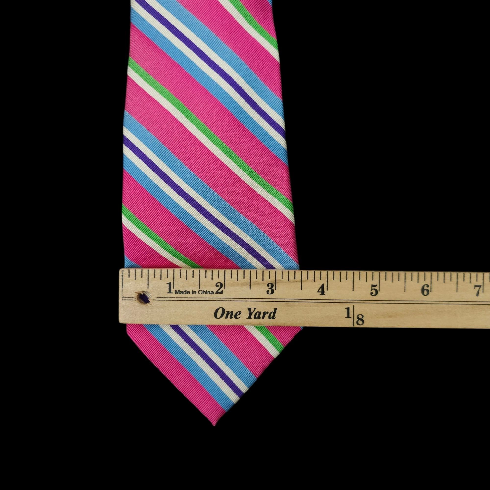 Lauren Ralph Lauren Lauren Ralph Lauren Classic Striped Tie Silk Repp Necktie Size ONE SIZE - 7 Thumbnail