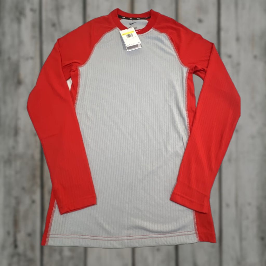 Nike Nike Dri-Fit Long Sleeve Baseball Shirt Men Small S DC7429-053 NWT Center Swoosh Size US S / EU 44-46 / 1 - 1 Thumbnail